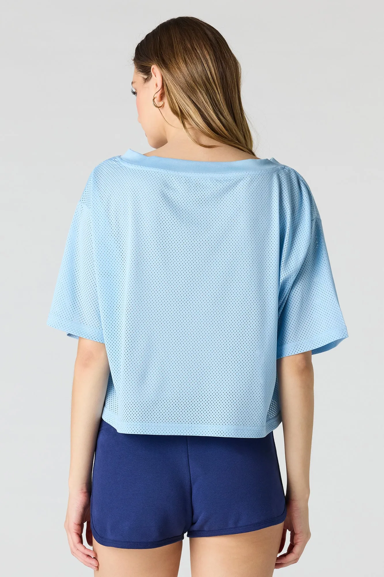 Argentina Mesh Cropped Soccer Jersey sold by Urban Planet product image thumbnail 2