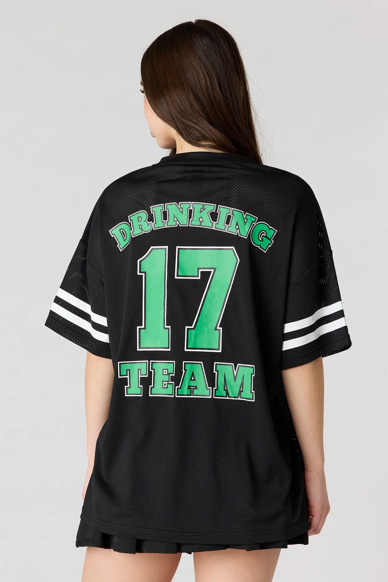 St. Patrick's Day Graphic Mesh Jersey sold by Urban Planet product image thumbnail 4