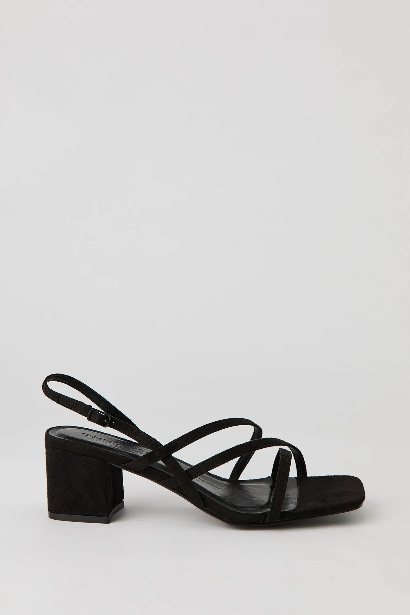 Faux Suede Strappy Block Heel sold by Urban Planet product image thumbnail 5
