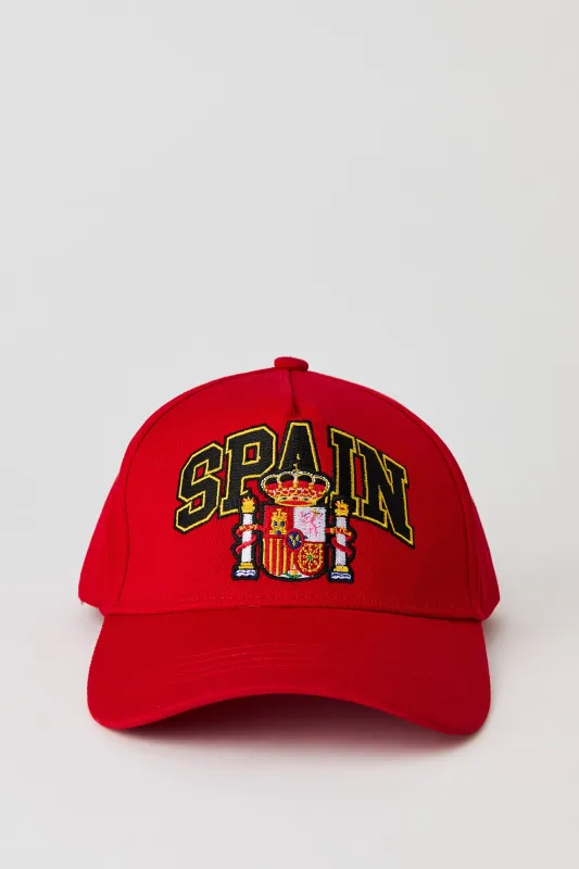 Spain Embroidered Baseball Hat made by Urban Planet