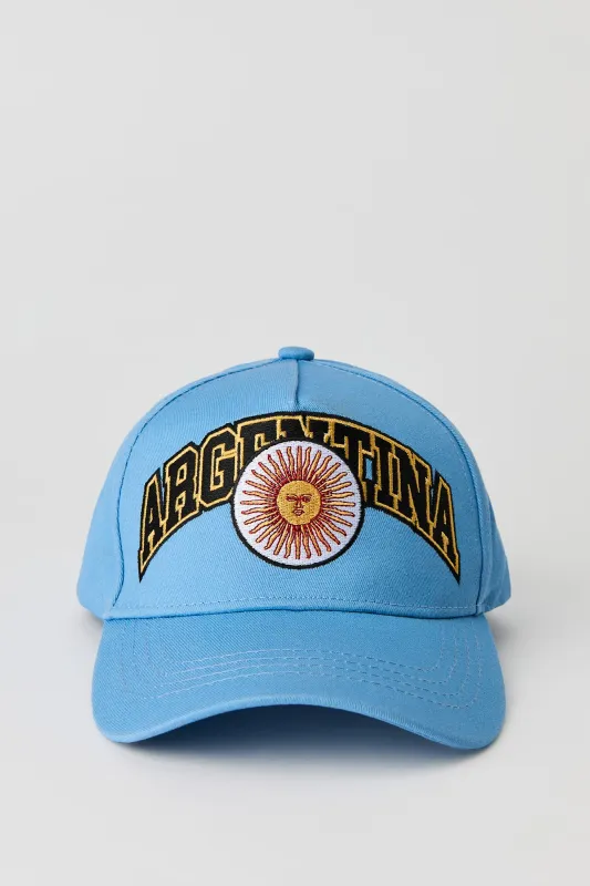 Argentina Embroidered Baseball Hat sold by Urban Planet