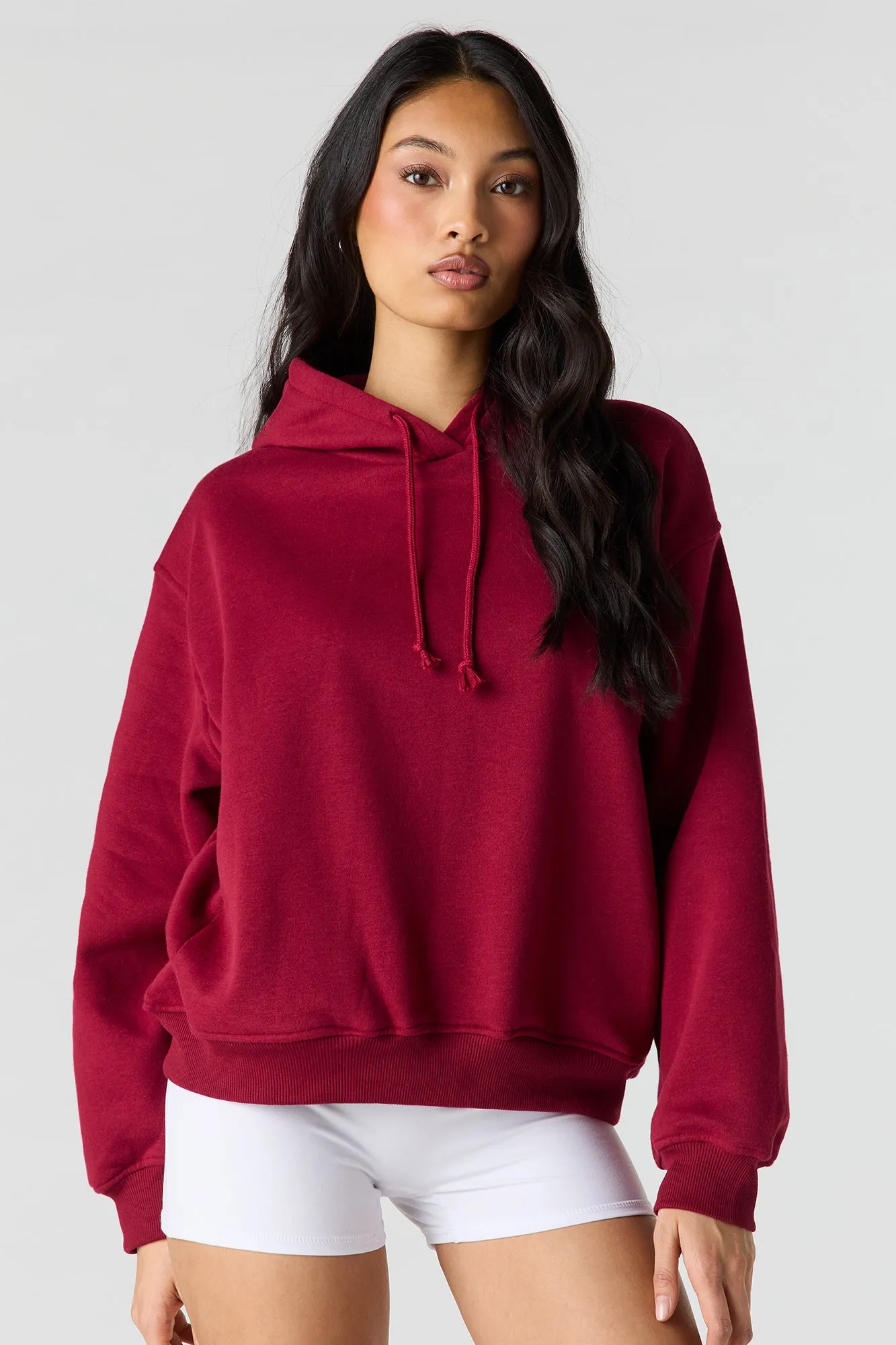 Fleece Boxy Hoodie sold by Urban Planet product image thumbnail 4