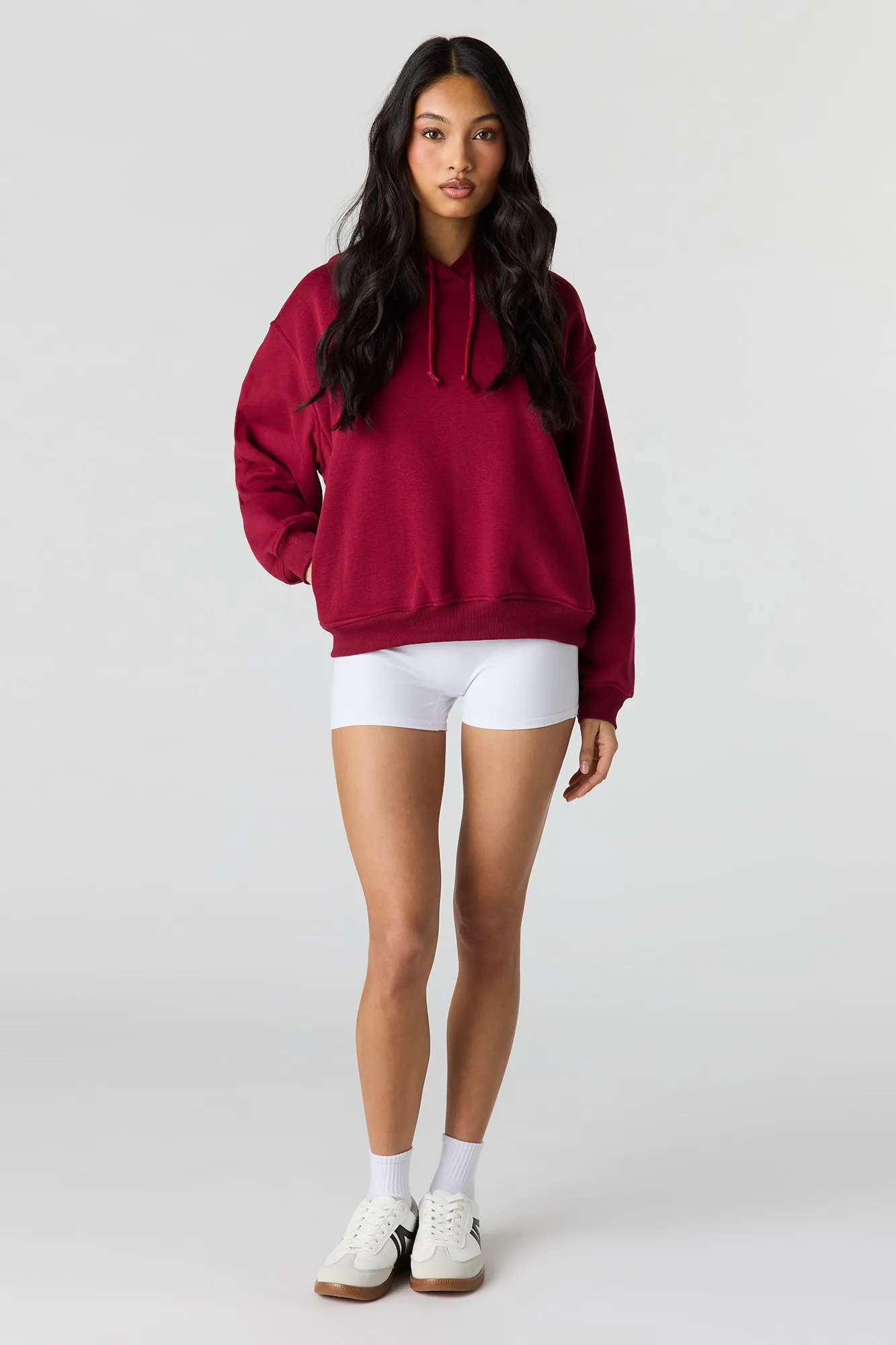 Fleece Boxy Hoodie sold by Urban Planet product image thumbnail 3