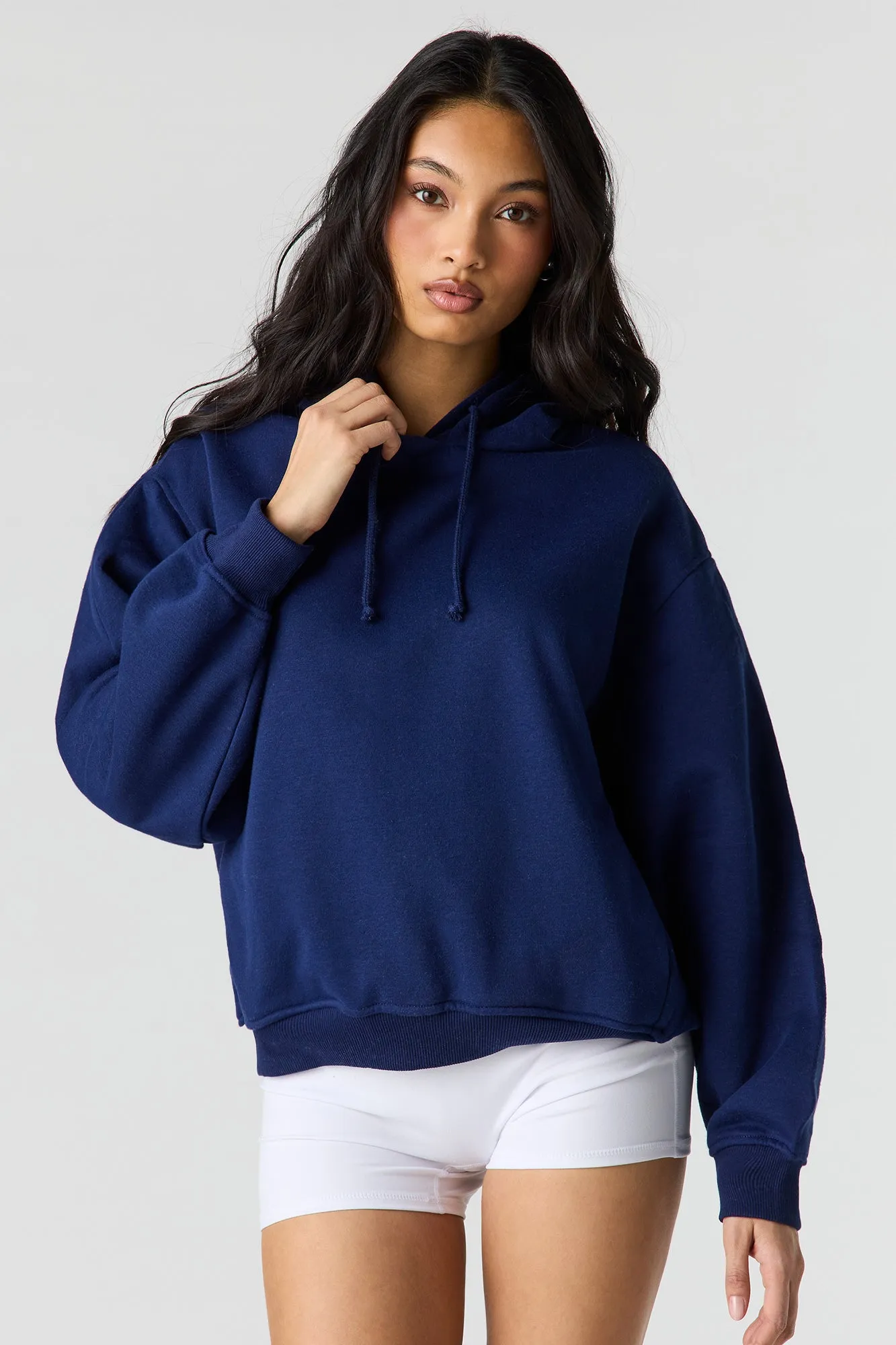 Fleece Boxy Hoodie sold by Urban Planet product image thumbnail 5
