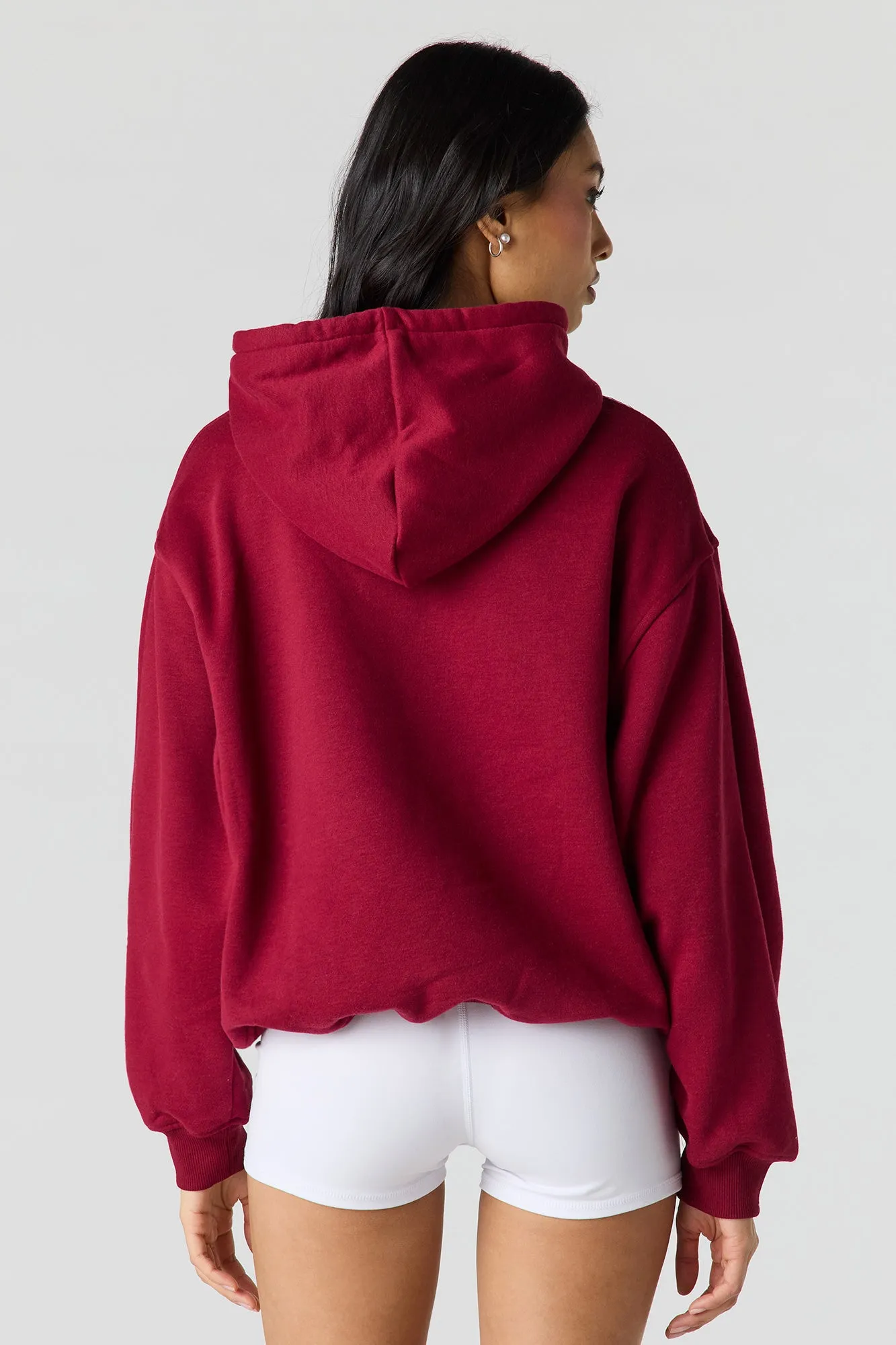 Fleece Boxy Hoodie sold by Urban Planet product image thumbnail 2