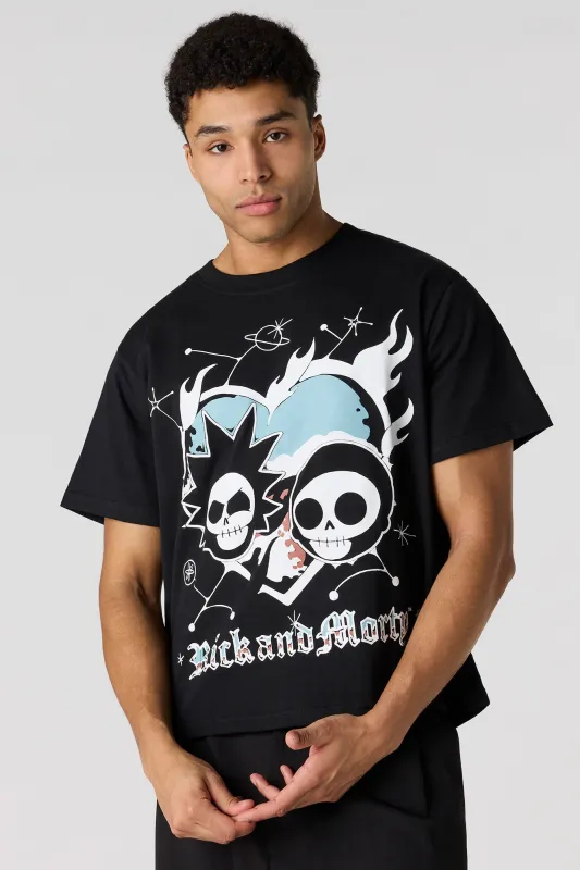 Premium Heavyweight Cotton Rick & Morty Graphic T-Shirt made by Urban Planet