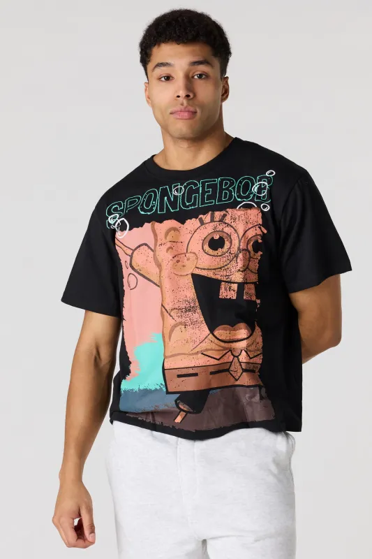 Premium Heavyweight Cotton SpongeBob Graphic T-Shirt sold by Urban Planet