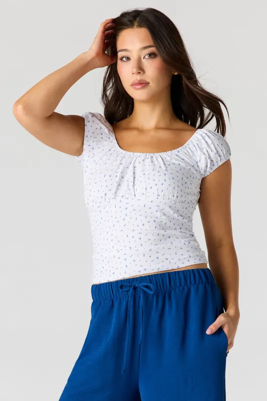 Scoop Neck Short Sleeve Top sold by Urban Planet