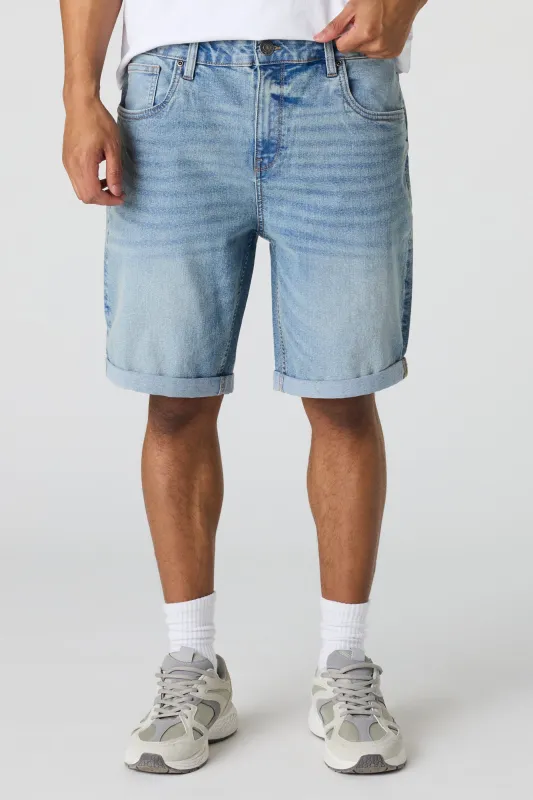 Slim Mid Denim Short sold by Urban Planet