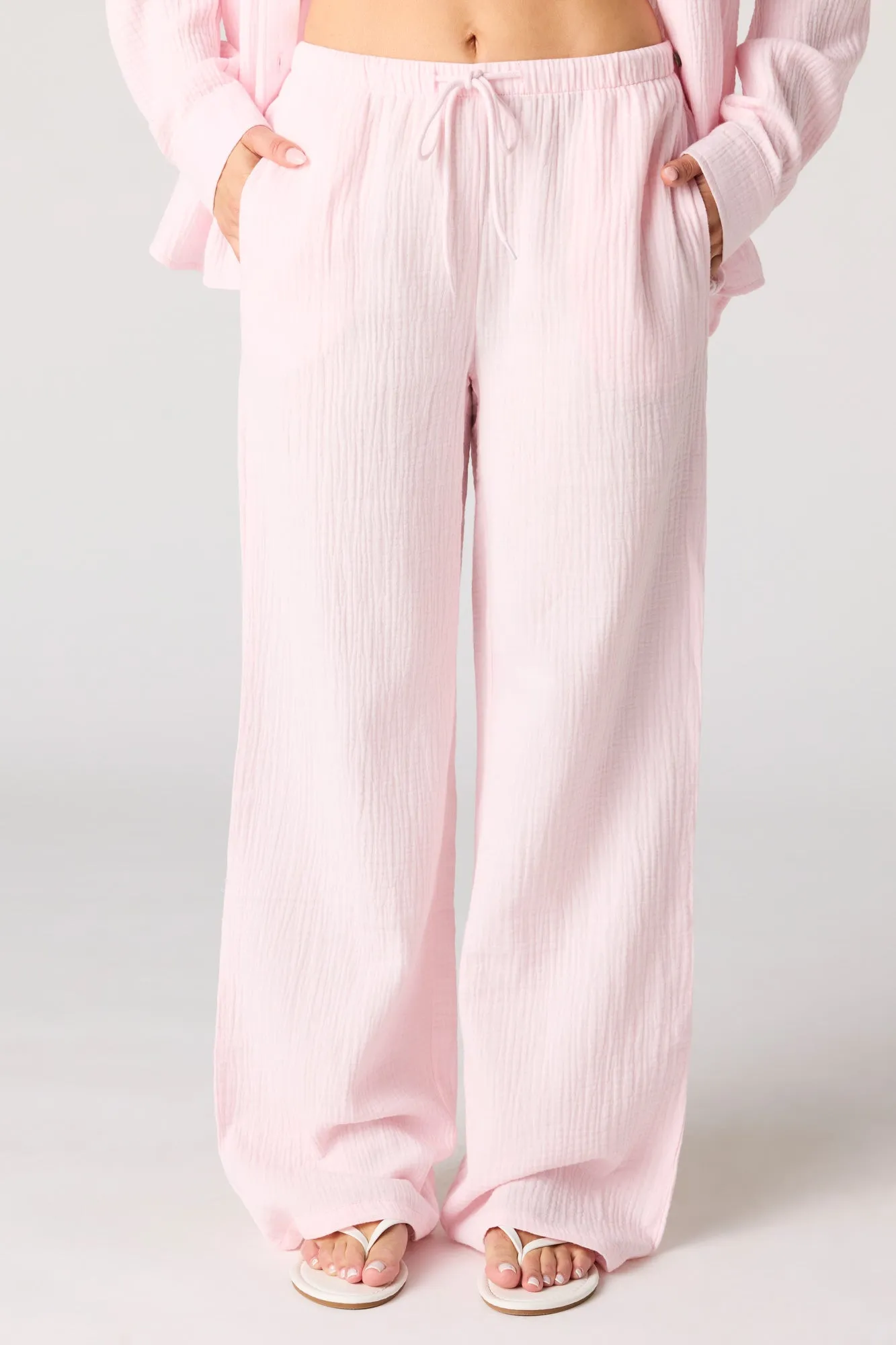 Crinkled Drawstring Pant sold by Urban Planet product image thumbnail 2