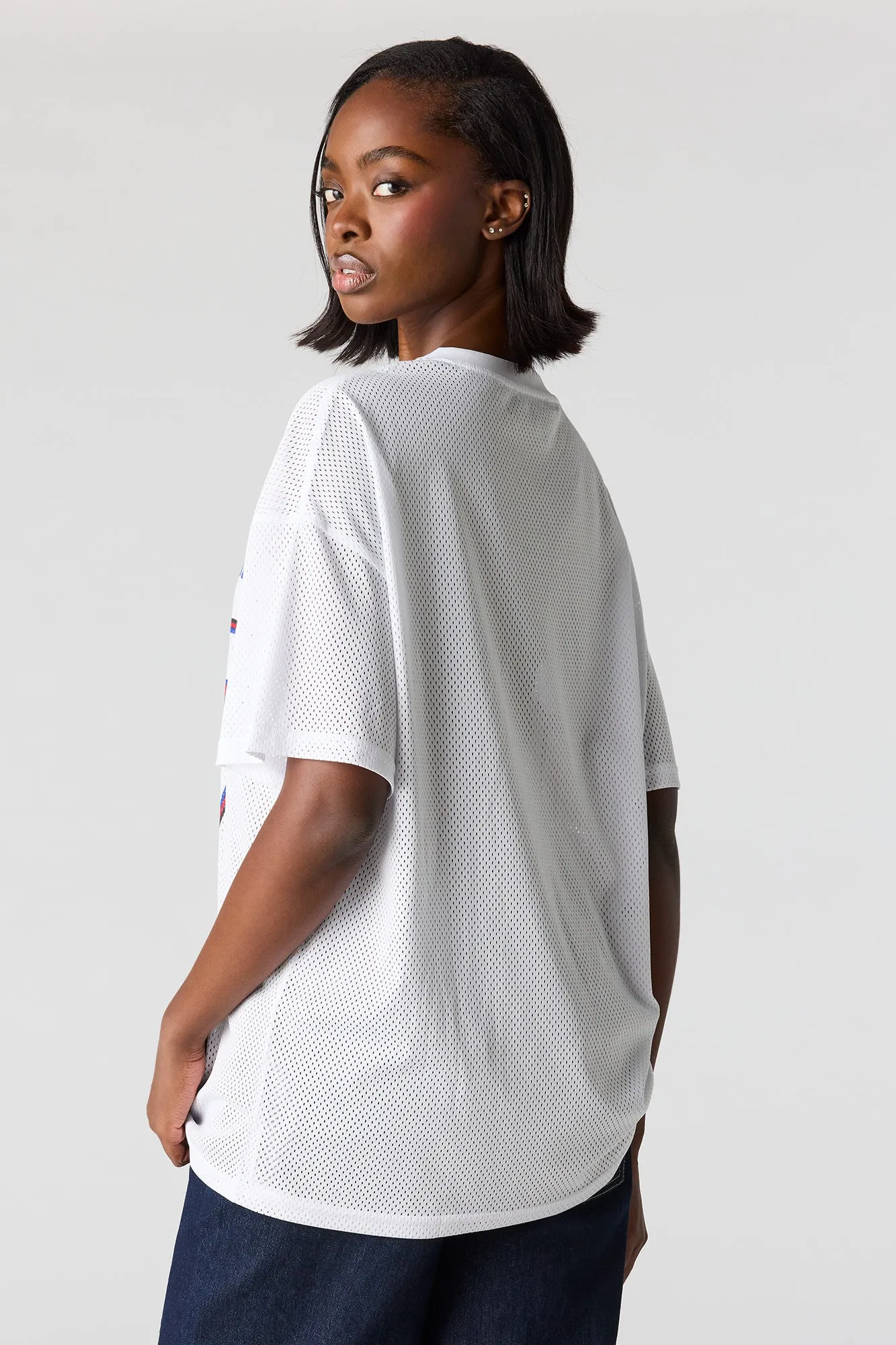 England Graphic Mesh Soccer Jersey sold by Urban Planet product image thumbnail 2