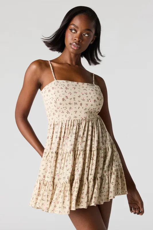 Braless Tiered Mini Dress sold by Urban Planet