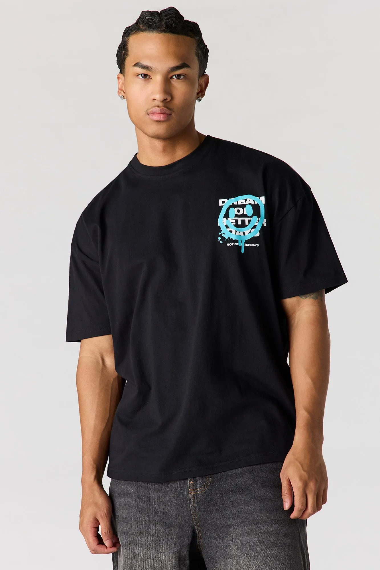 Better Days Graphic Relaxed T-Shirt sold by Urban Planet product image thumbnail 2