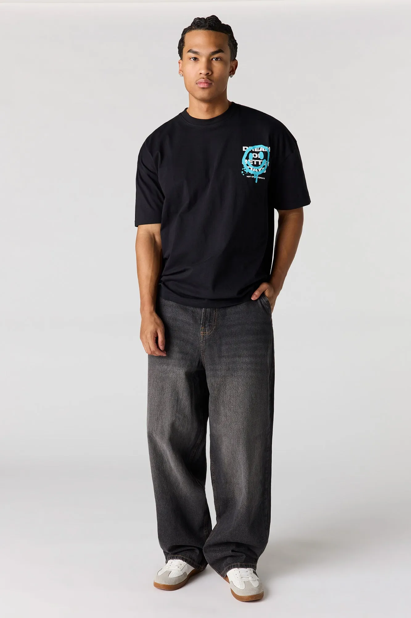 Better Days Graphic Relaxed T-Shirt sold by Urban Planet product image thumbnail 3