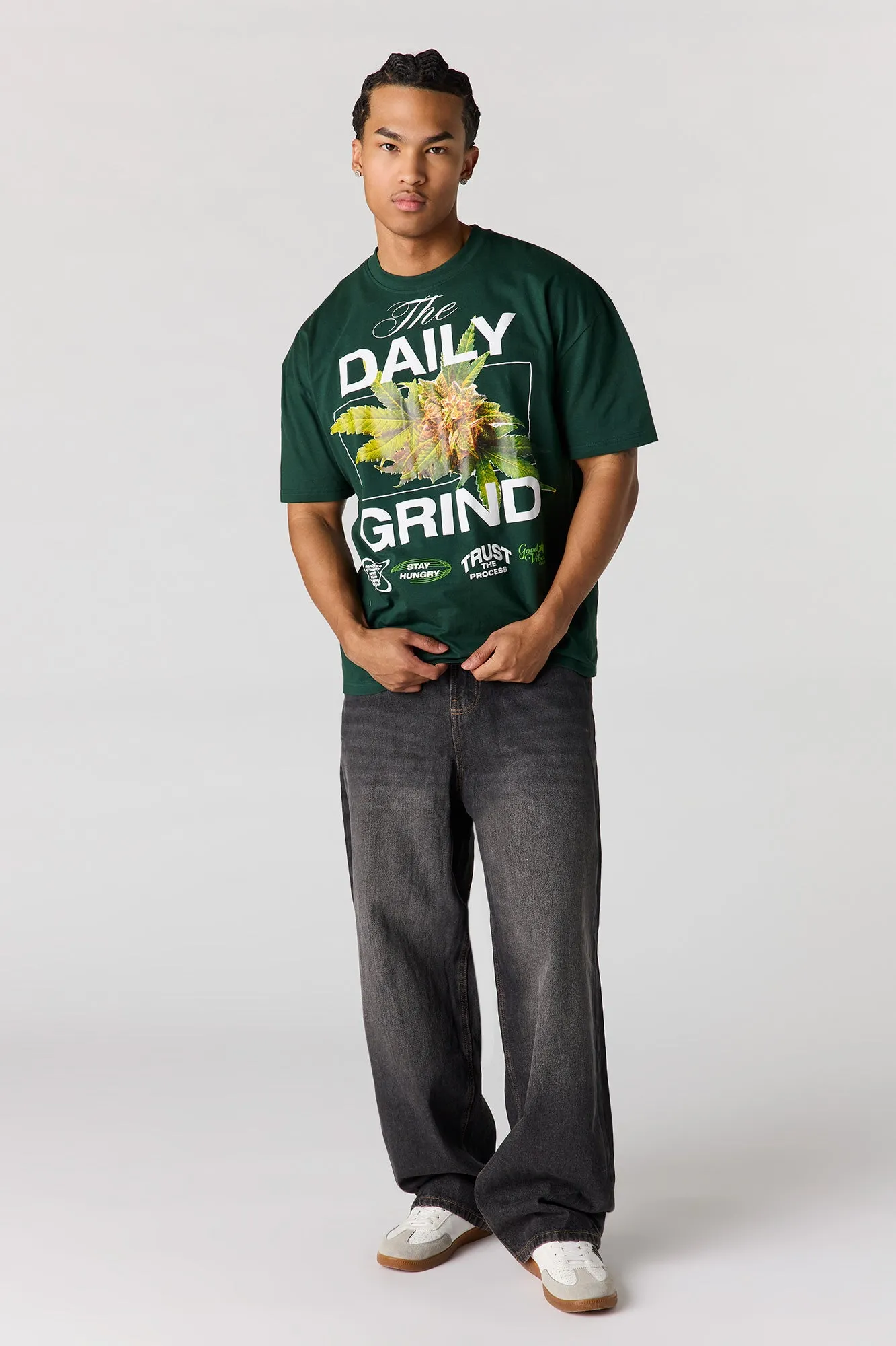 Daily Grind Graphic Relaxed T-Shirt sold by Urban Planet product image thumbnail 3