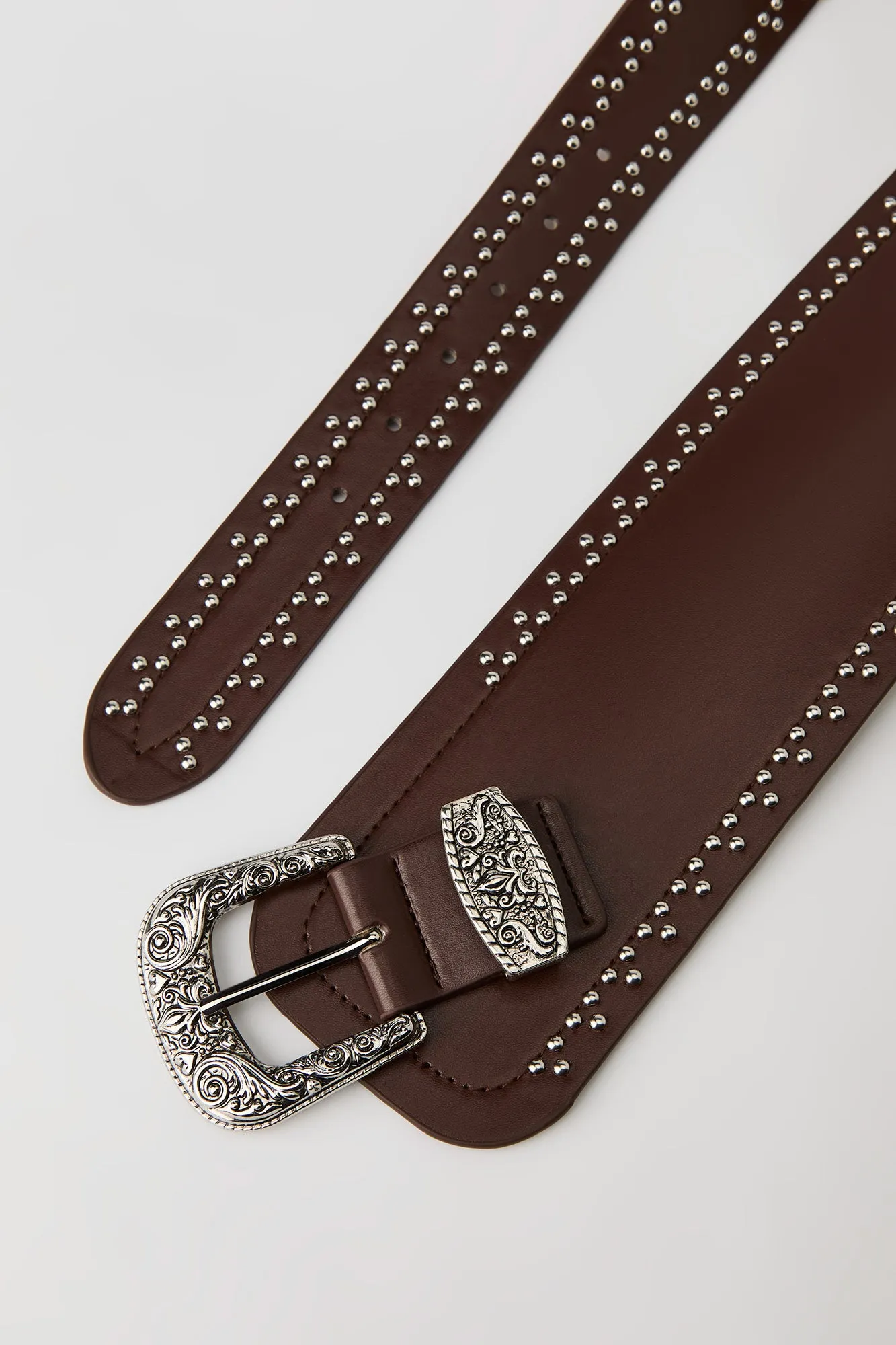 Western Studded Waist Belt sold by Urban Planet product image thumbnail 4