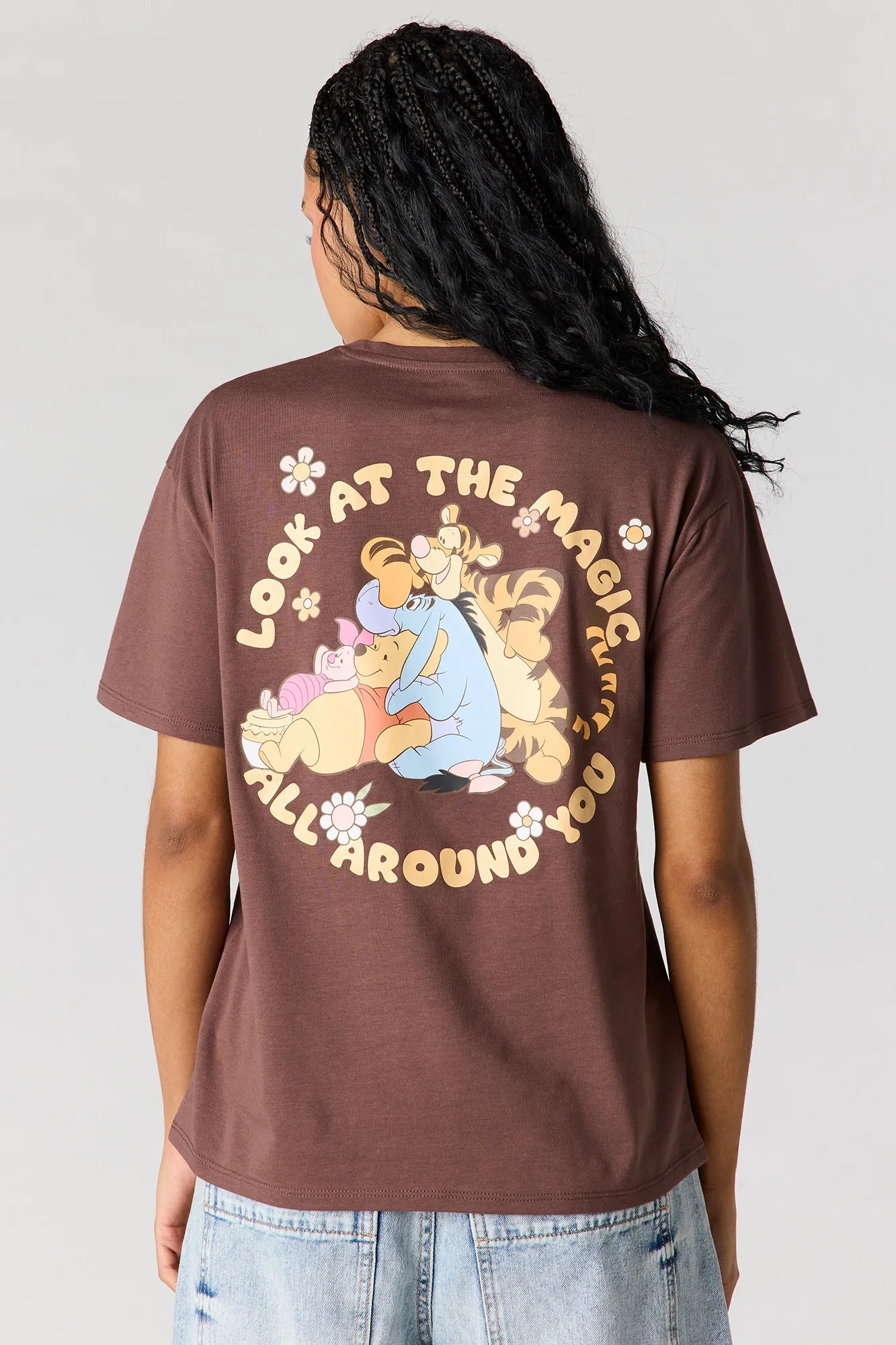 Winnie the Pooh Graphic Boyfriend T-Shirt sold by Urban Planet product image thumbnail 2