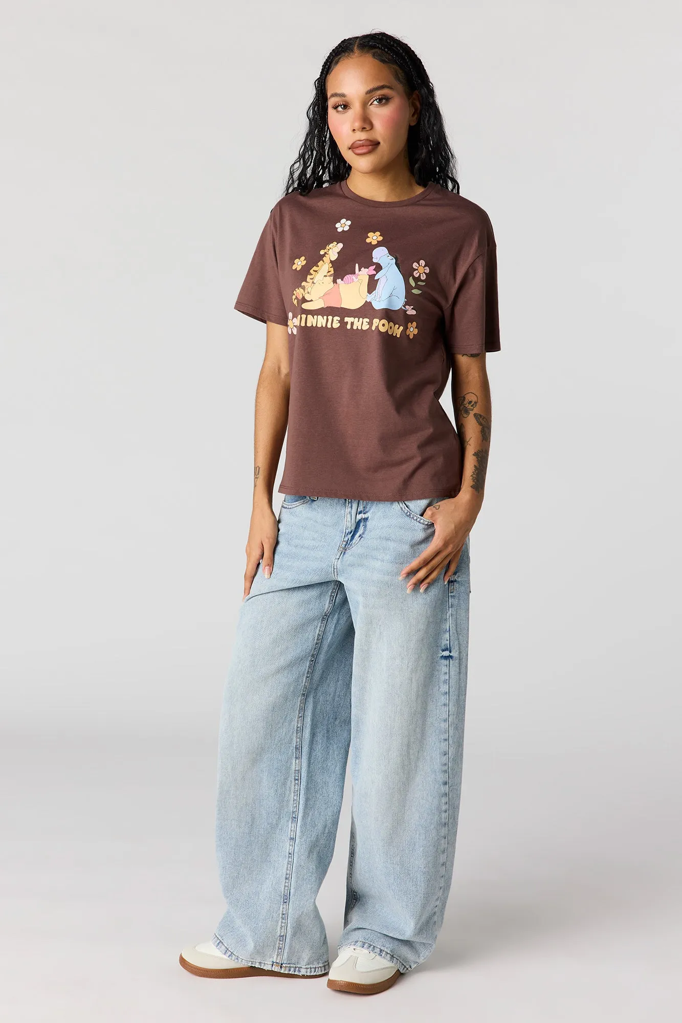 Winnie the Pooh Graphic Boyfriend T-Shirt sold by Urban Planet product image thumbnail 3