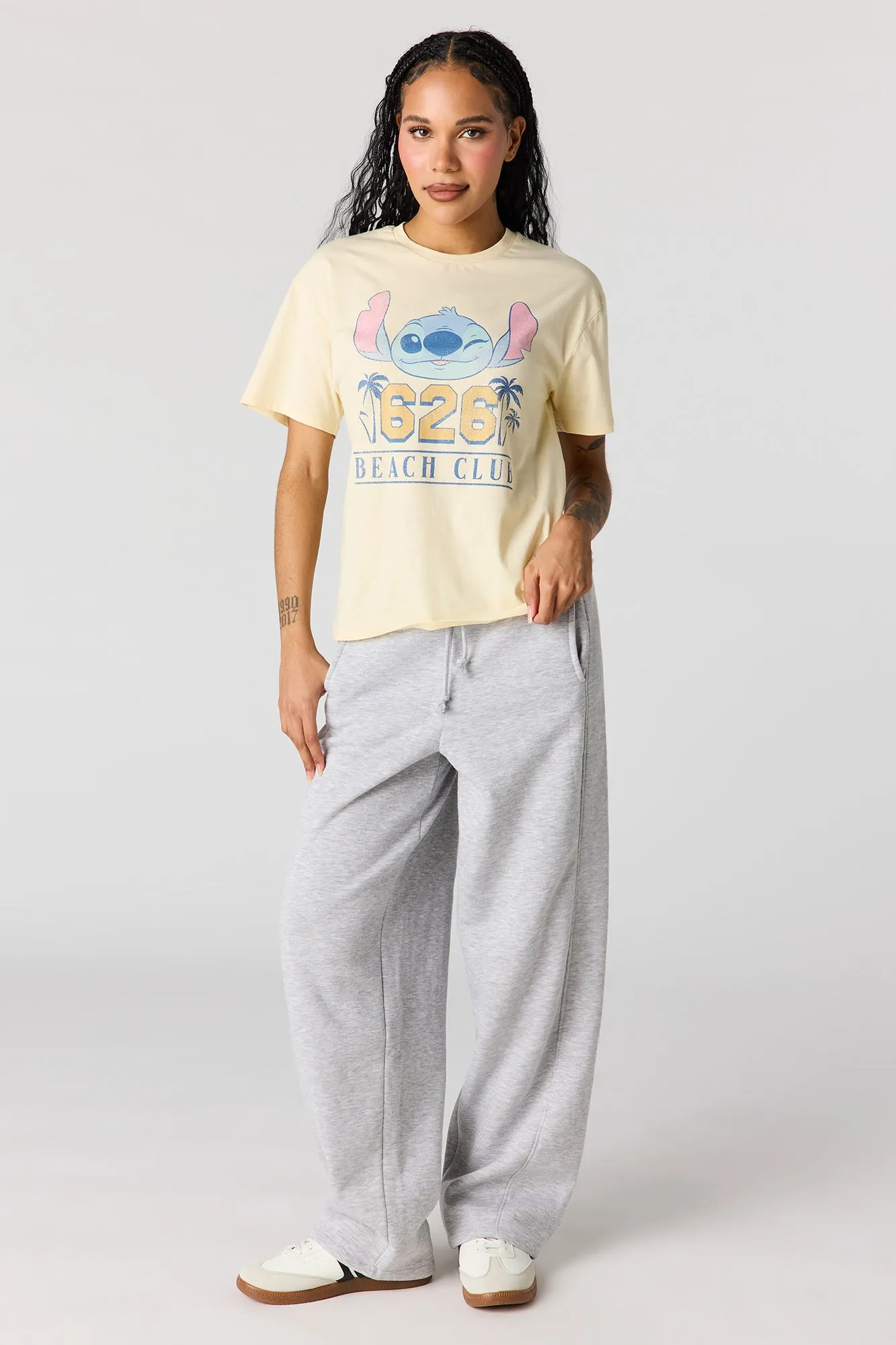 Stitch Graphic Boyfriend T-Shirt sold by Urban Planet product image thumbnail 3