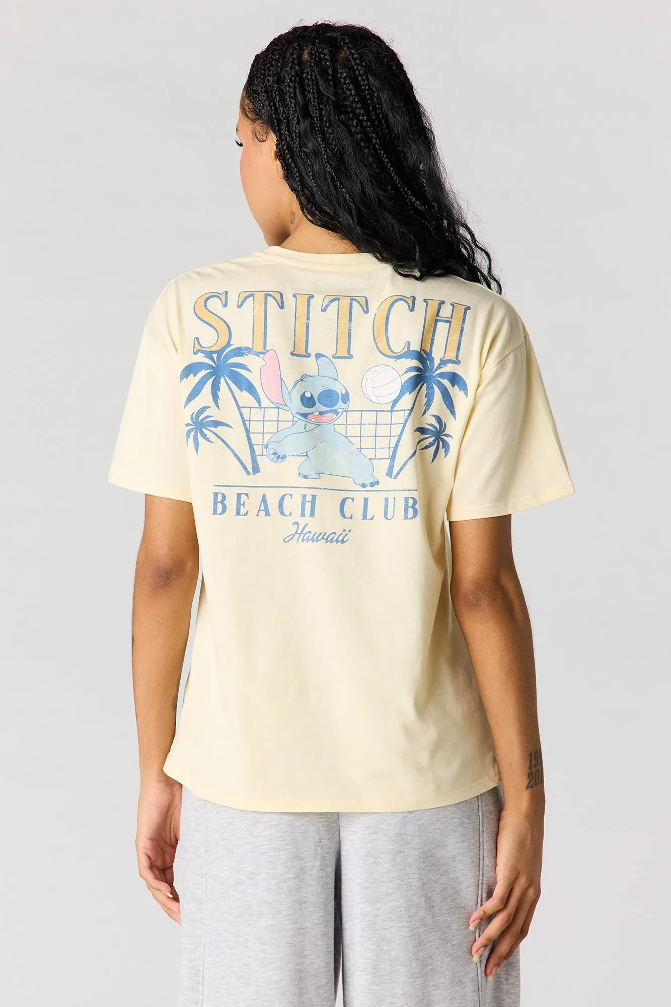 Stitch Graphic Boyfriend T-Shirt sold by Urban Planet product image thumbnail 2