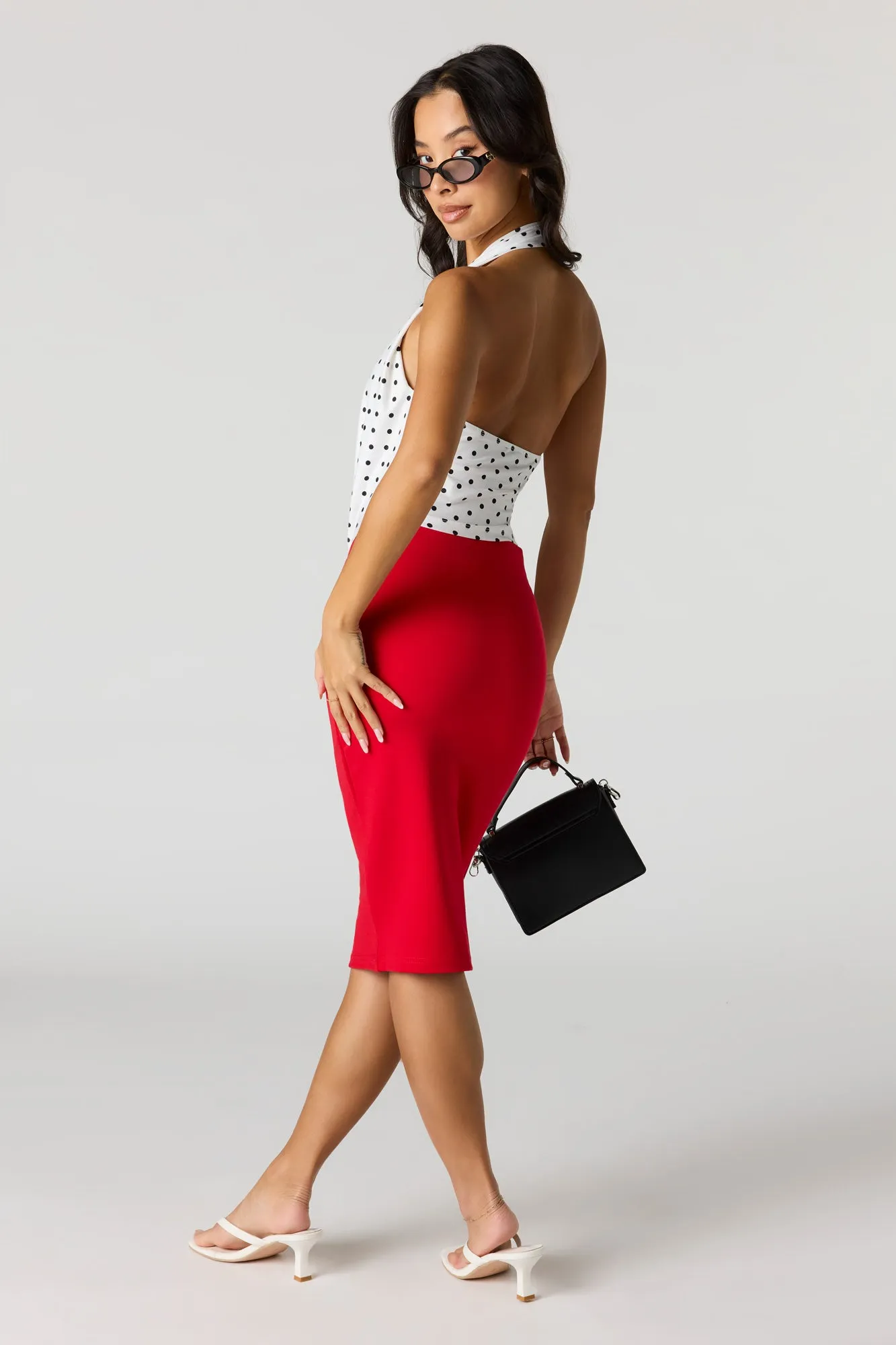 Fitted Midi Skirt sold by Urban Planet product image thumbnail 2