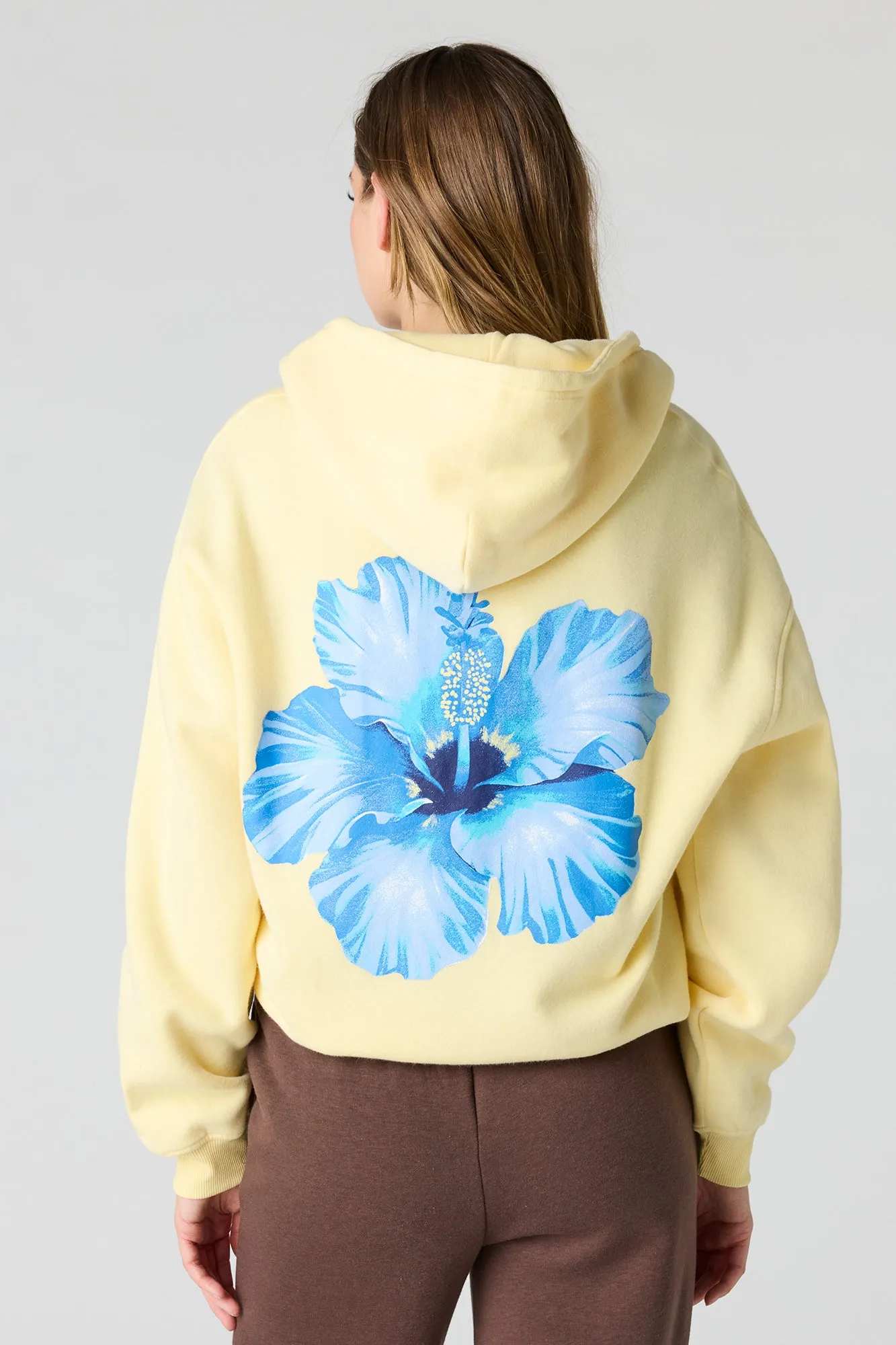 Graphic Fleece Boxy Zip-Up Hoodie sold by Urban Planet product image thumbnail 2