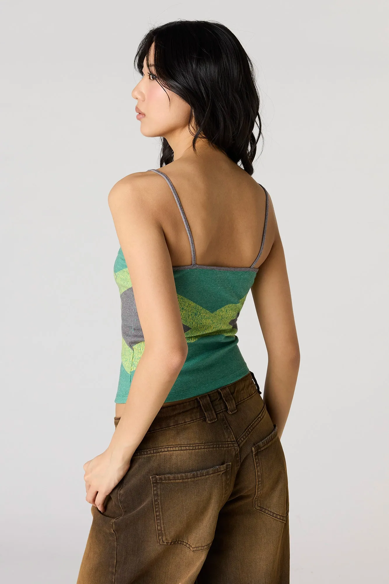 Jamaica Graphic Washed Tank sold by Urban Planet product image thumbnail 2