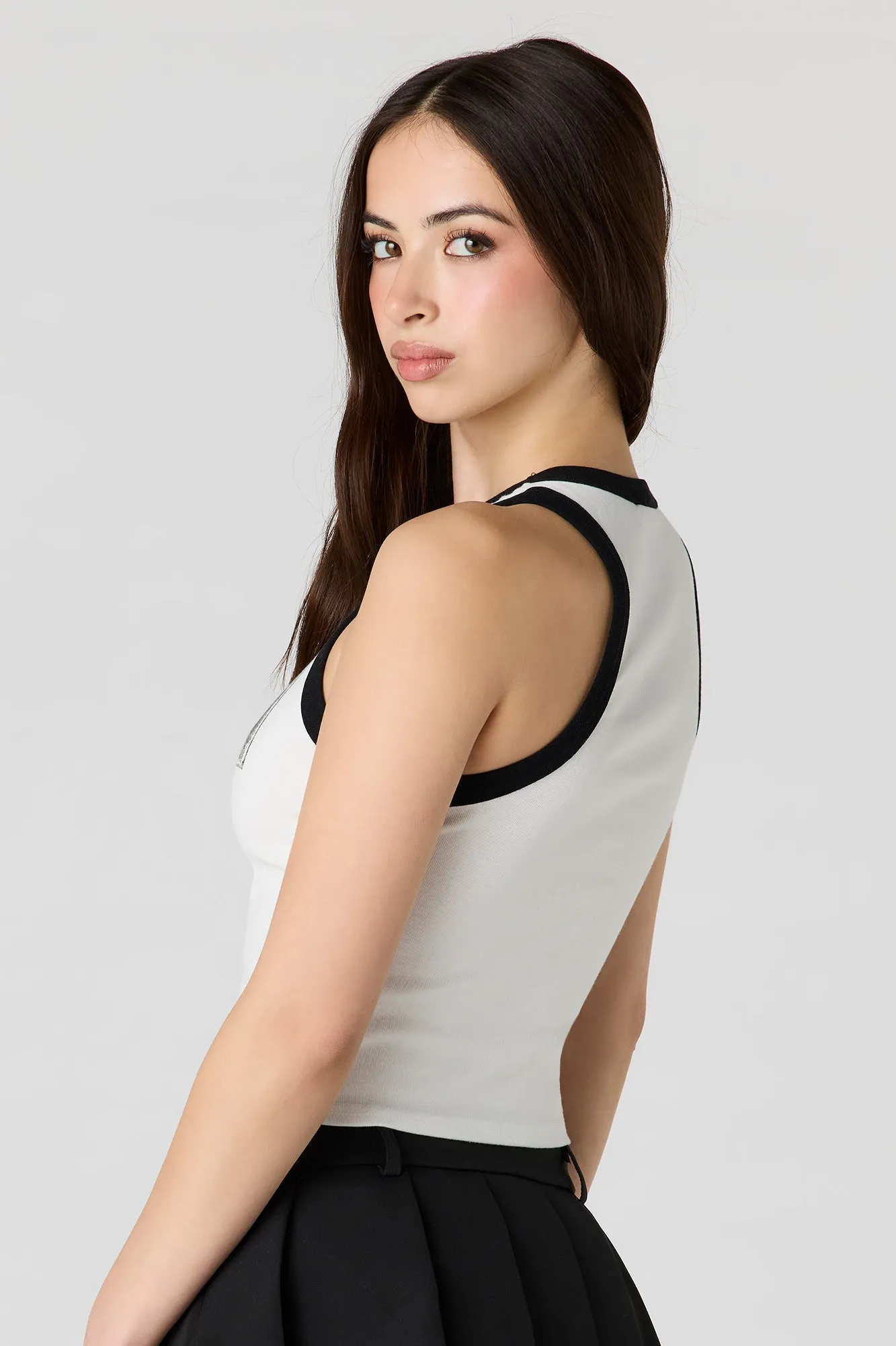 High Neck Music Graphic Tank sold by Urban Planet product image thumbnail 2
