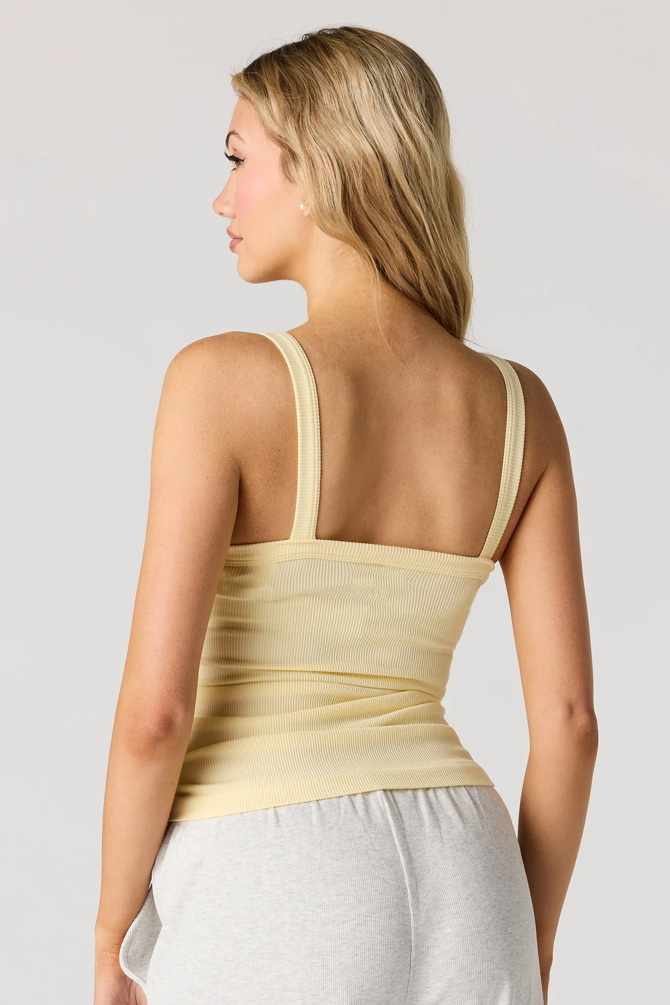 Braless Seamless Ribbed Tank sold by Urban Planet product image thumbnail 2
