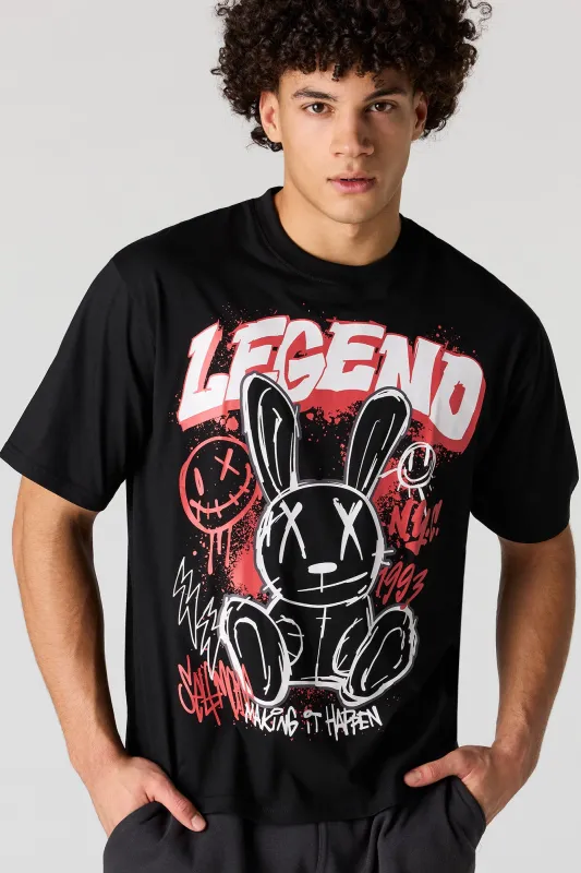 Bunny Graphic T-Shirt made by Urban Planet