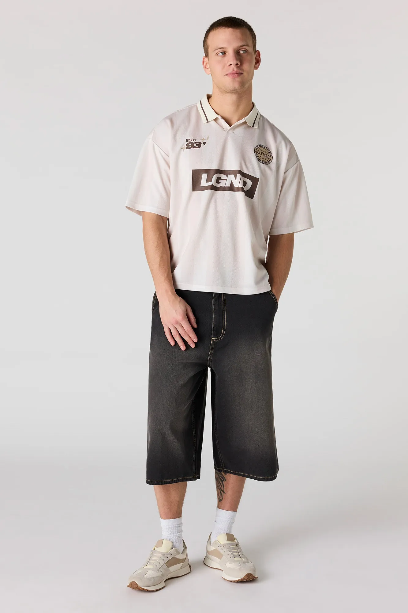 Super Baggy Denim Short sold by Urban Planet product image thumbnail 5