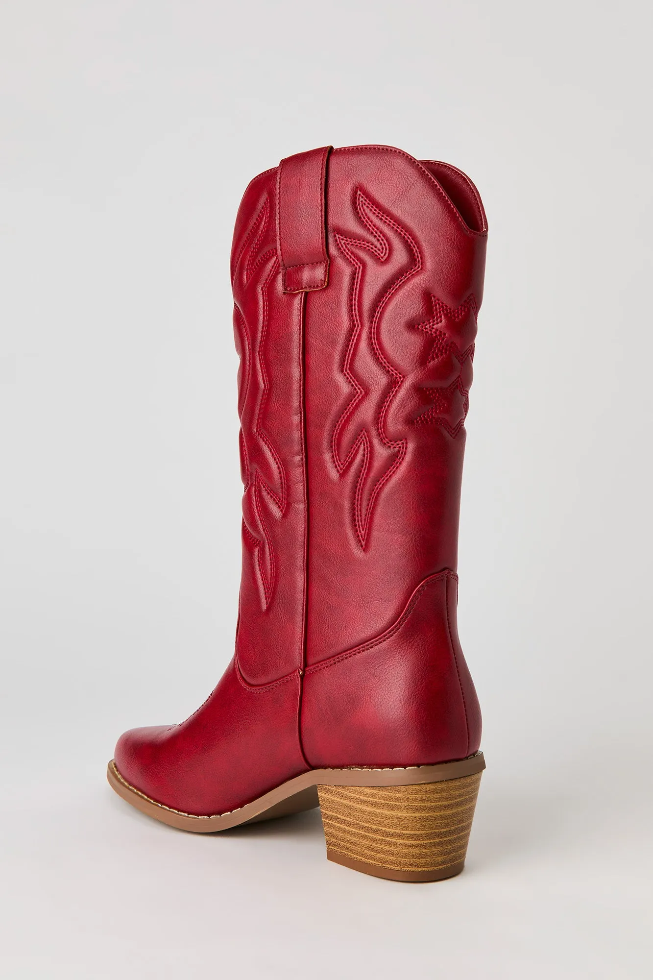 Faux Leather Cowboy Boot sold by Urban Planet product image thumbnail 3