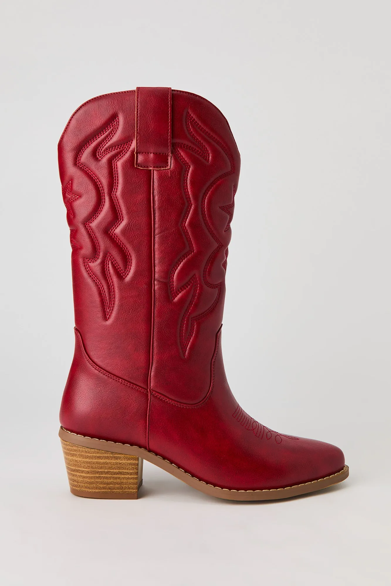 Faux Leather Cowboy Boot sold by Urban Planet