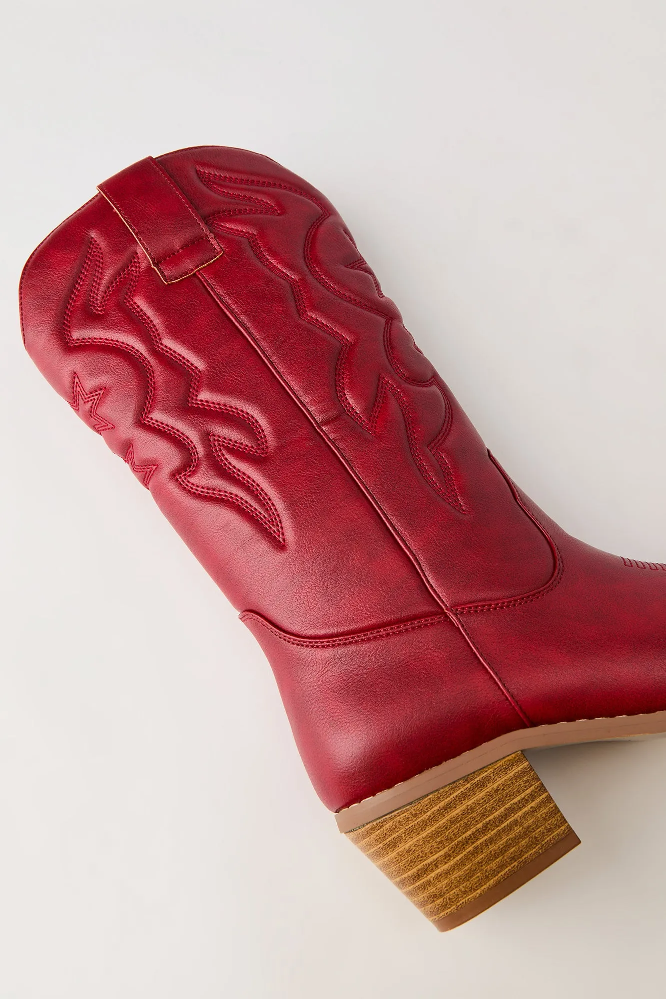 Faux Leather Cowboy Boot sold by Urban Planet product image thumbnail 4