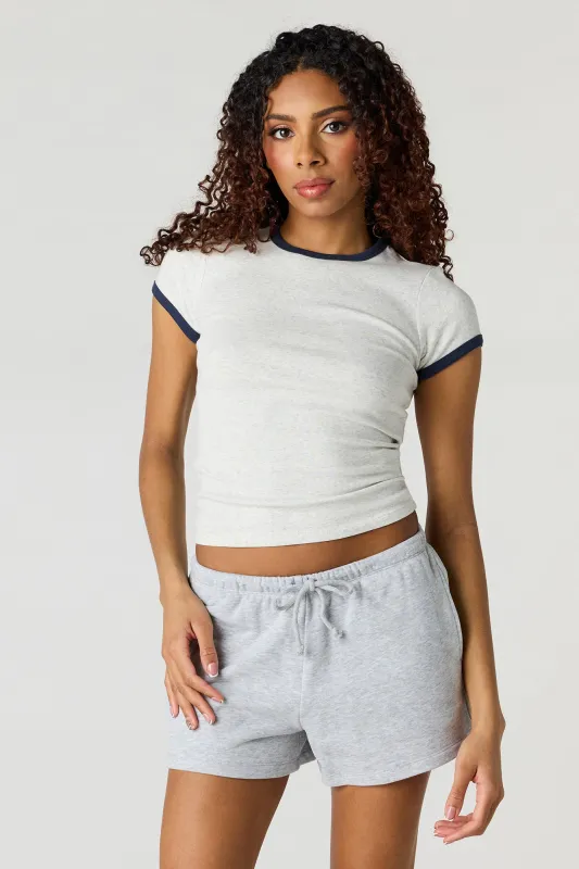 Luxe French Terry Fleece Shortie sold by Urban Planet