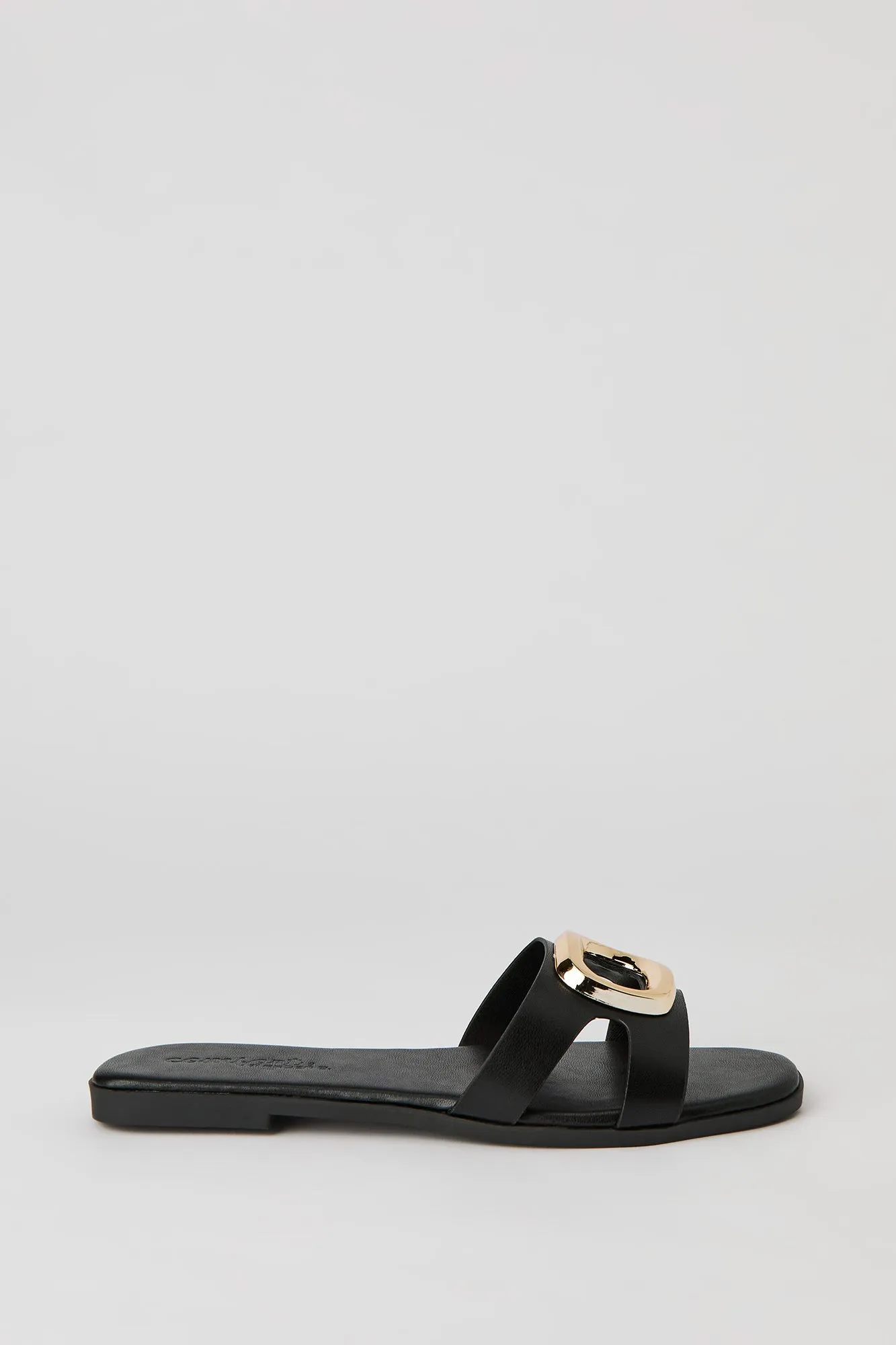 Metal Square Faux Leather Sandal sold by Urban Planet product image thumbnail 5