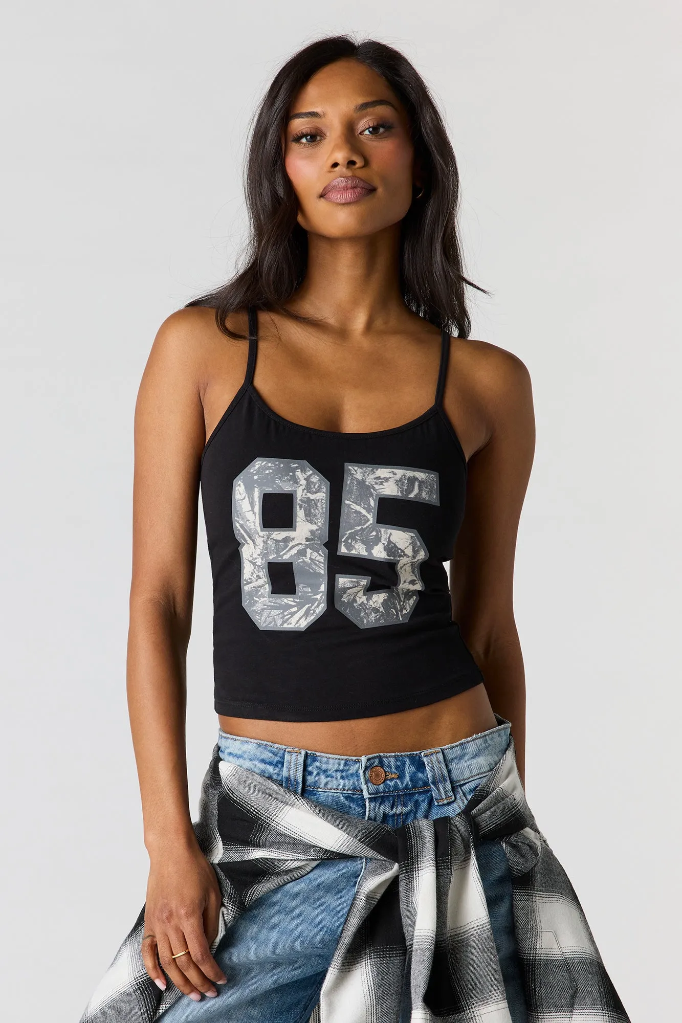 HD Print Scoop Neck Cami sold by Urban Planet product image thumbnail 5