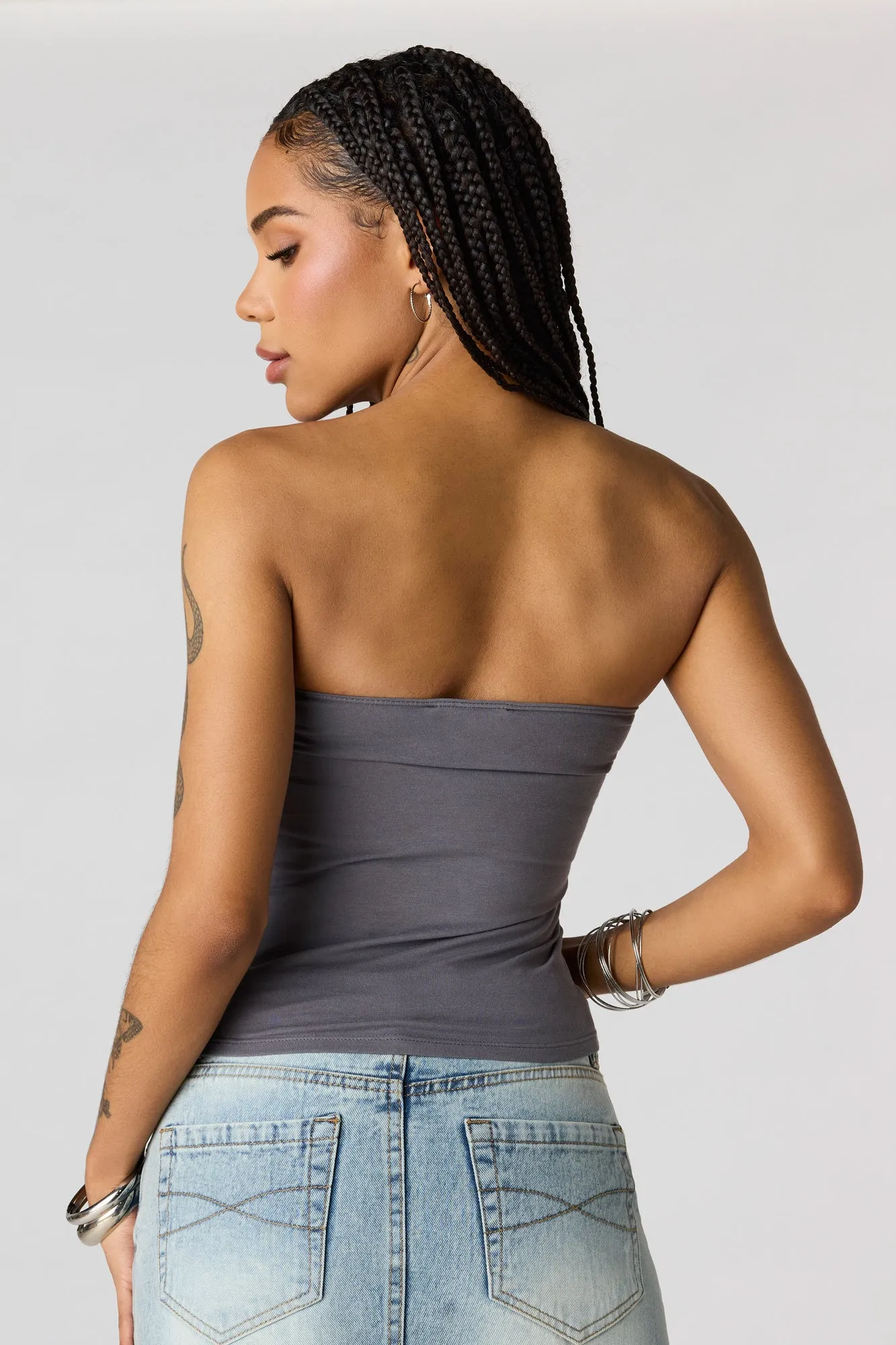 Rhinestone Tube Top sold by Urban Planet product image thumbnail 5