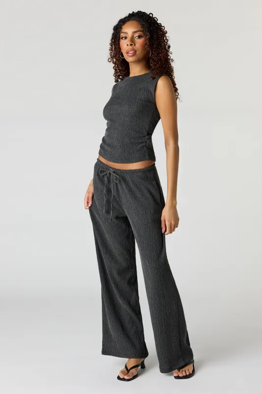 Textured Wide Leg Pant made by Stitches