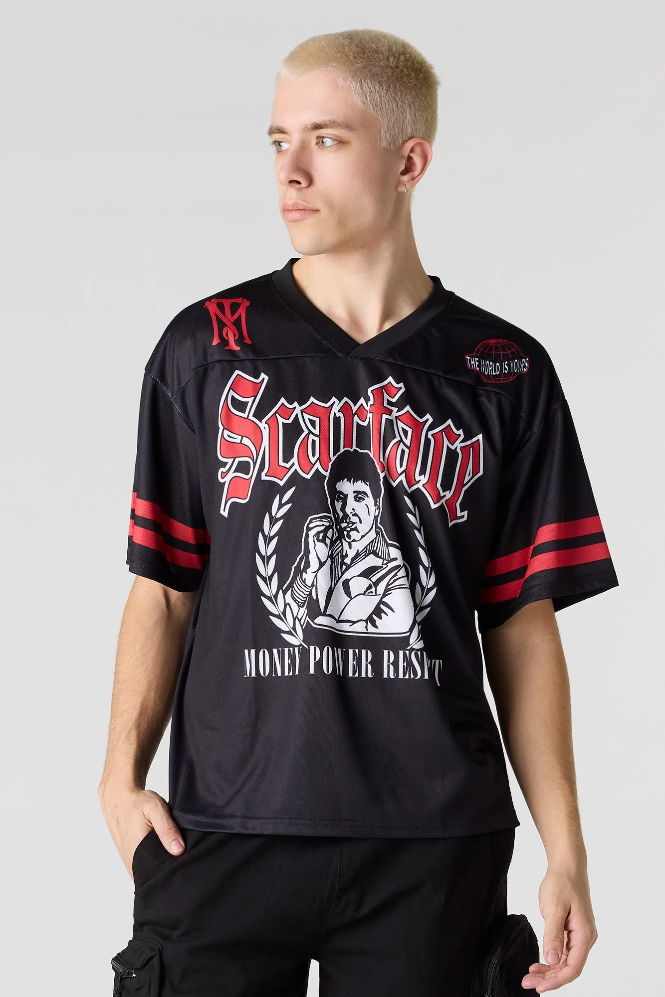 Scarface Graphic Mesh Jersey sold by Urban Planet