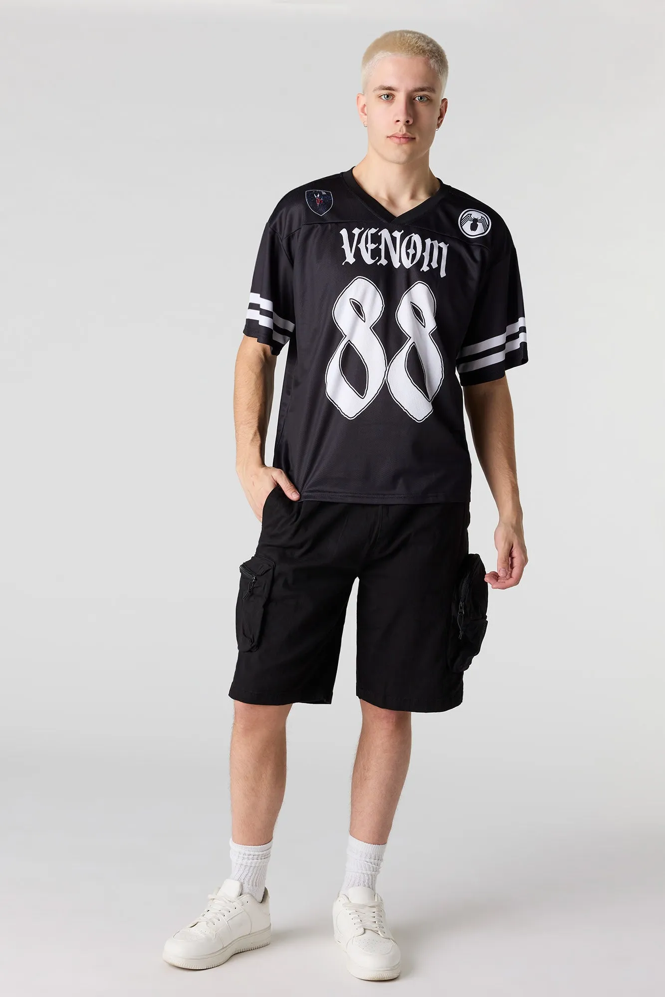 Venom Graphic Mesh Jersey sold by Urban Planet product image thumbnail 3