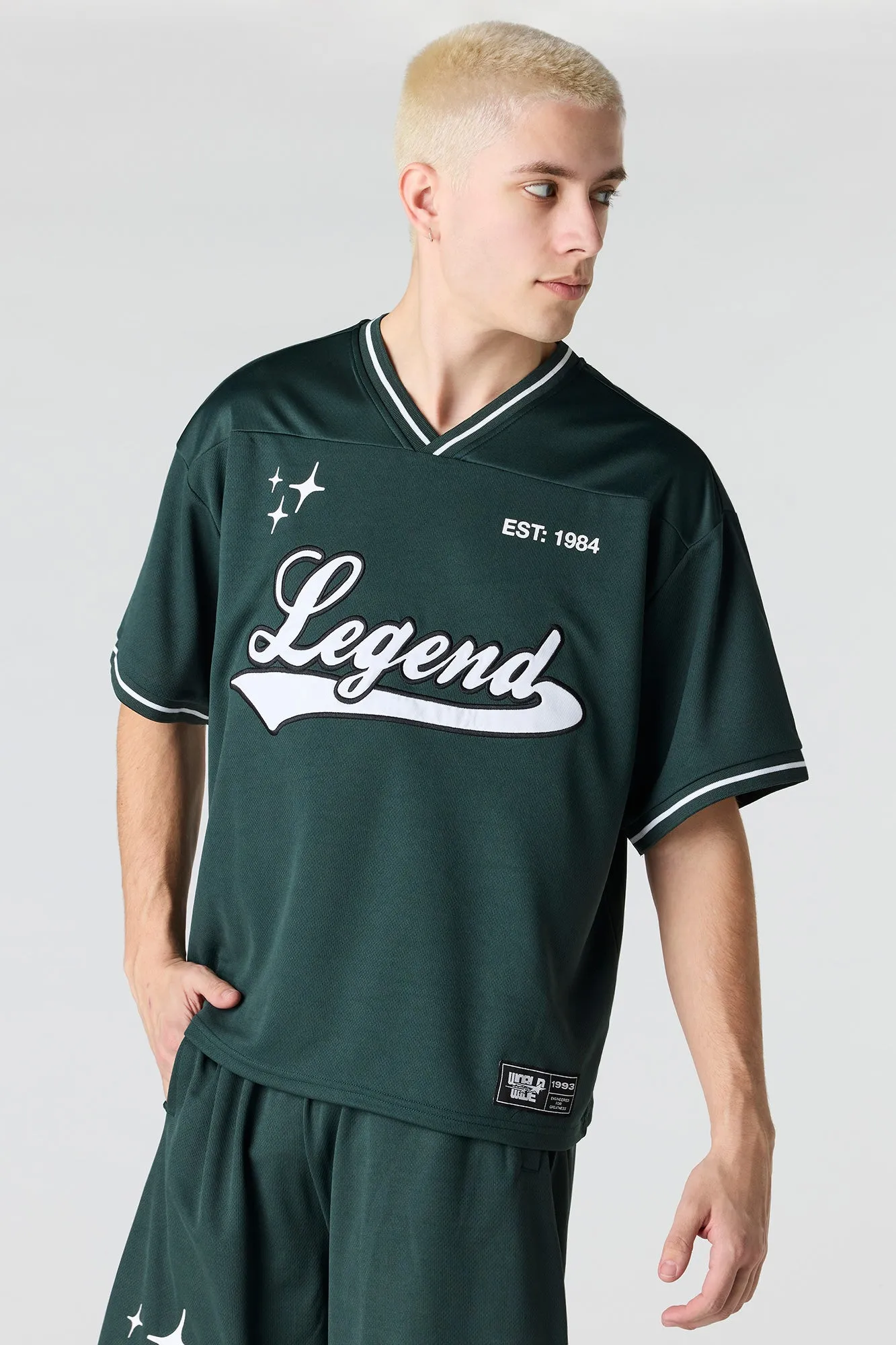 Graphic Mesh Jersey sold by Urban Planet