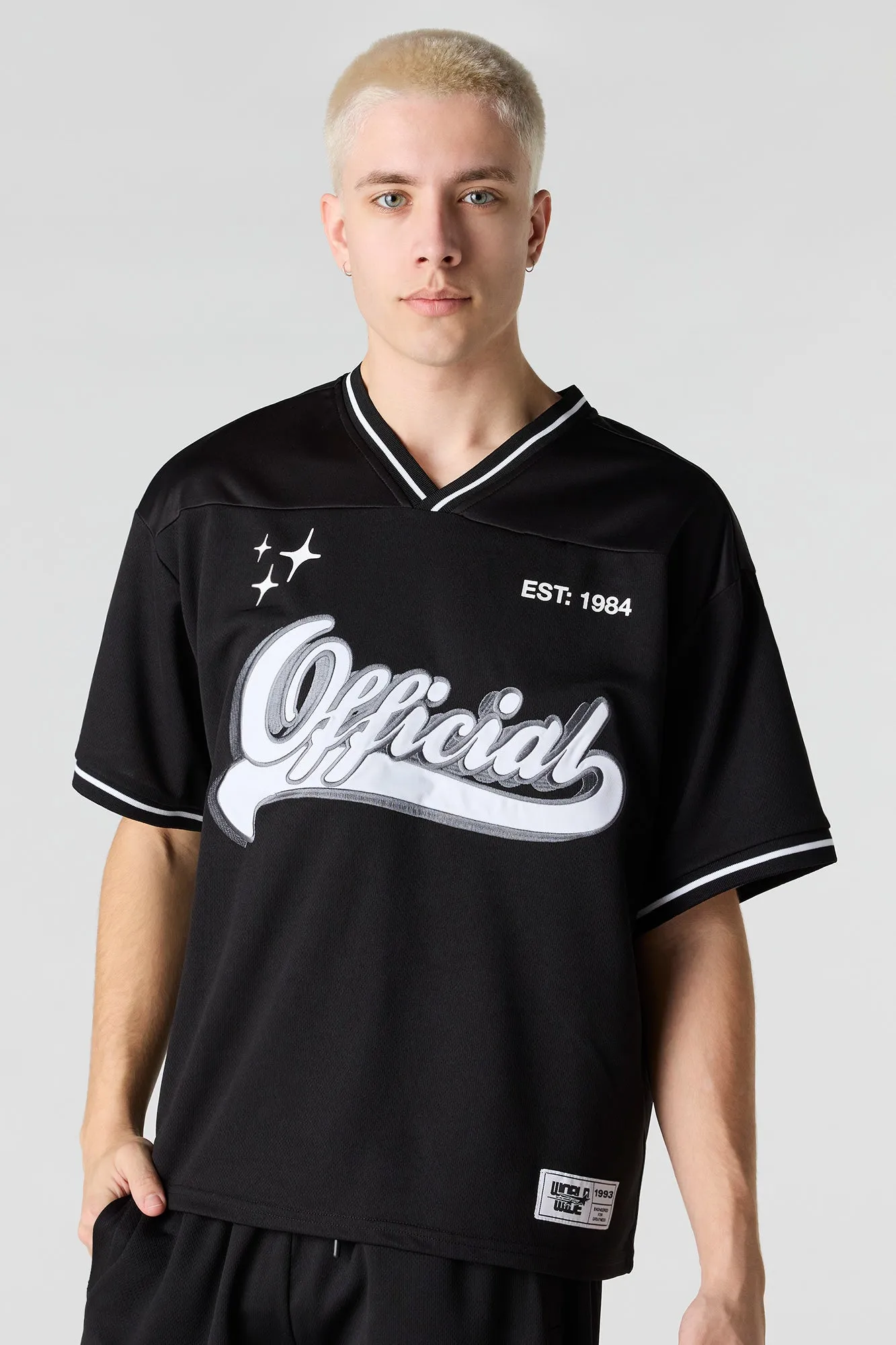 Graphic Mesh Jersey sold by Urban Planet product image thumbnail 4