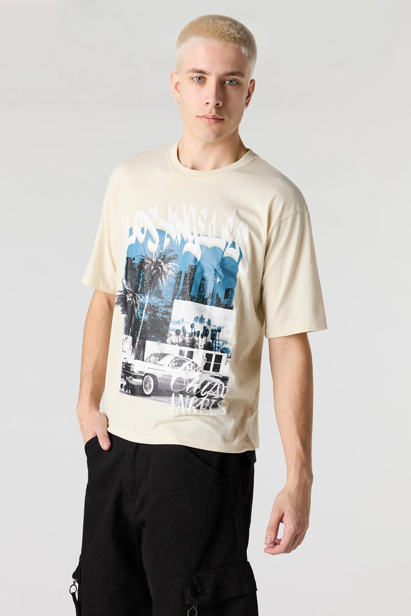 City Graphic T-Shirt sold by Urban Planet product image thumbnail 4