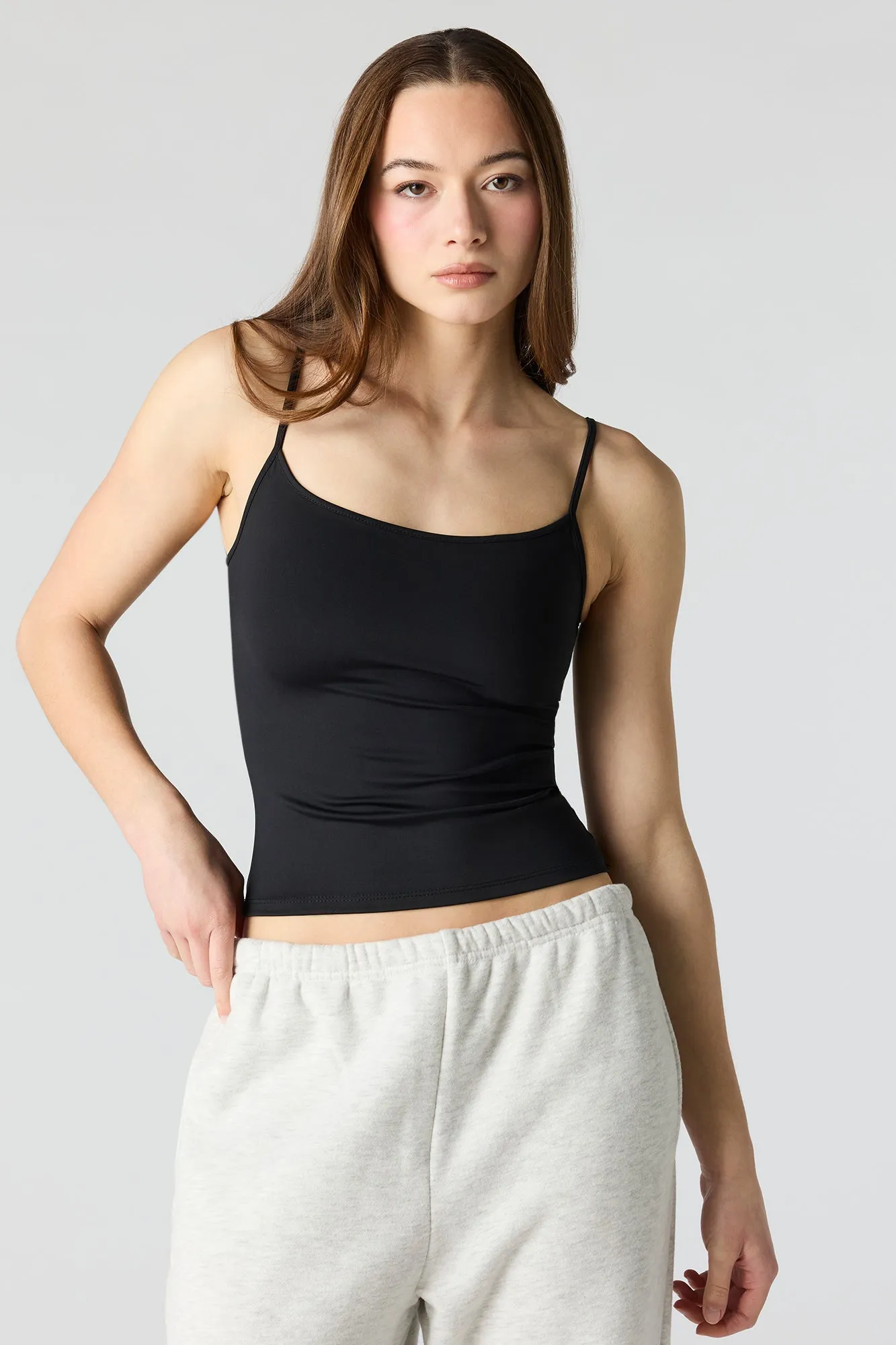 Luxe Heavy Contour Scoop Neck Cami sold by Urban Planet product image thumbnail 4