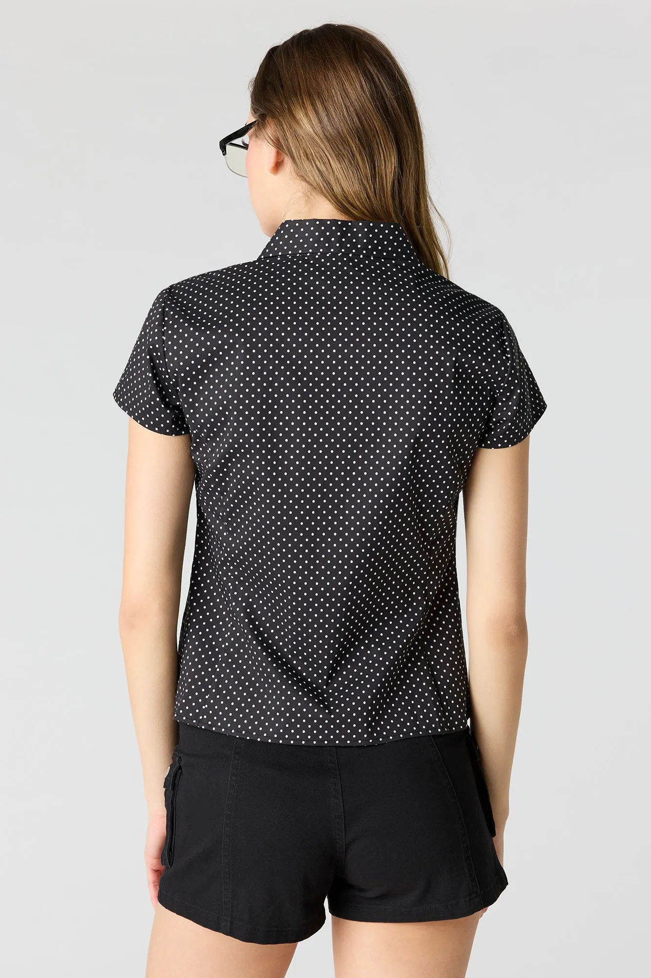 Button-Up Fitted Shirt sold by Urban Planet product image thumbnail 2