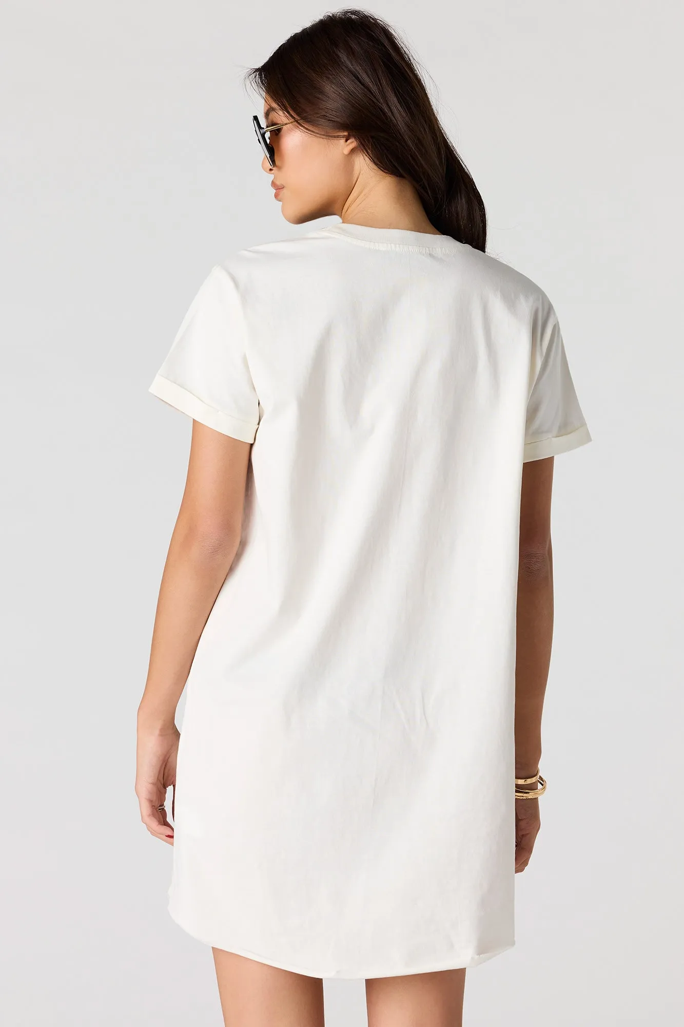 Western Graphic Rhinestone T-Shirt Dress sold by Urban Planet product image thumbnail 2