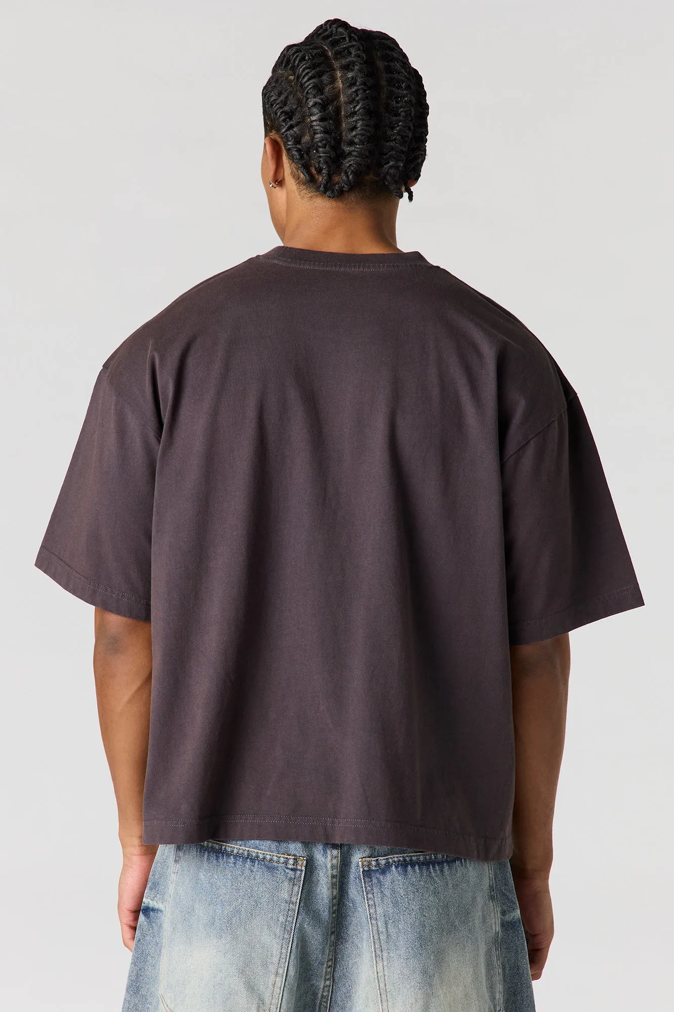 84 Graphic Washed Boxy T-Shirt sold by Urban Planet product image thumbnail 2