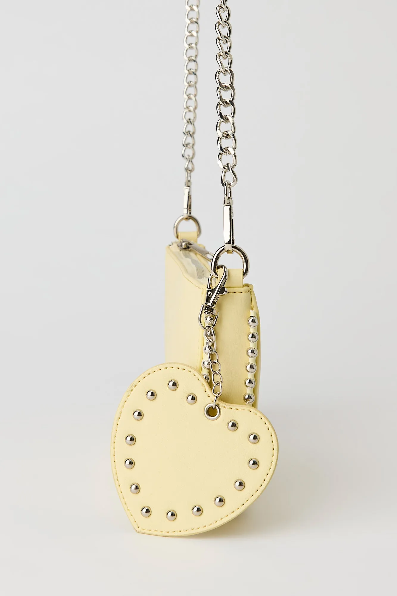 Studded Crossbody Bag with Heart Keychain sold by Urban Planet product image thumbnail 3