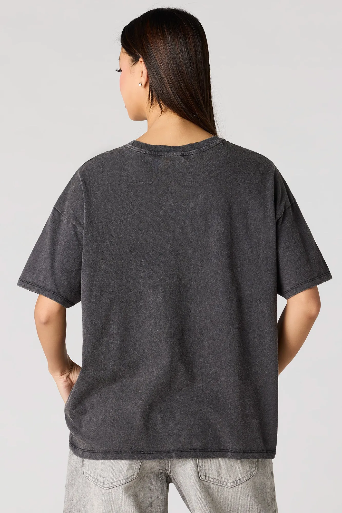 Tupac Graphic Washed Boyfriend T-Shirt sold by Urban Planet product image thumbnail 2